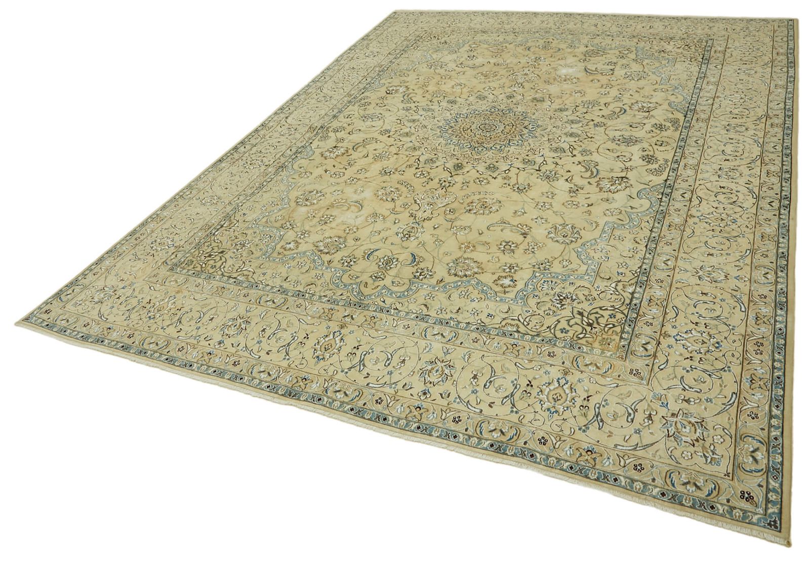 Handmade Vintage Large Area Rug 242 Cm X 342 Cm photo for sale