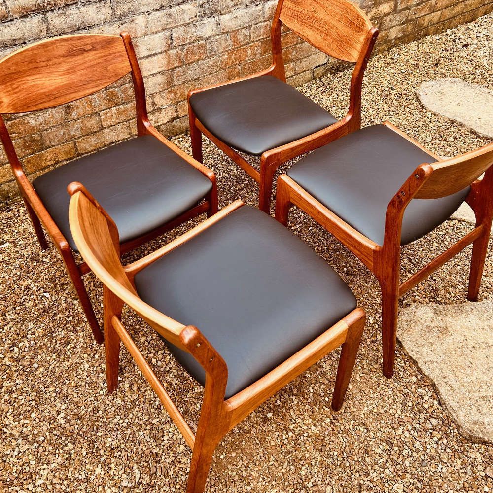 Danish Rosewood Dining Chairs, C.1960 – Set Of Four photo for sale