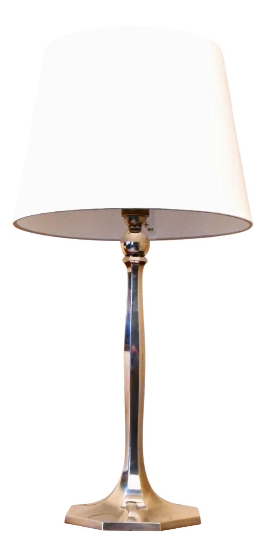 Swedish Grace Table Lamp By Herman Bergmans Konstgjuteri, 1920s