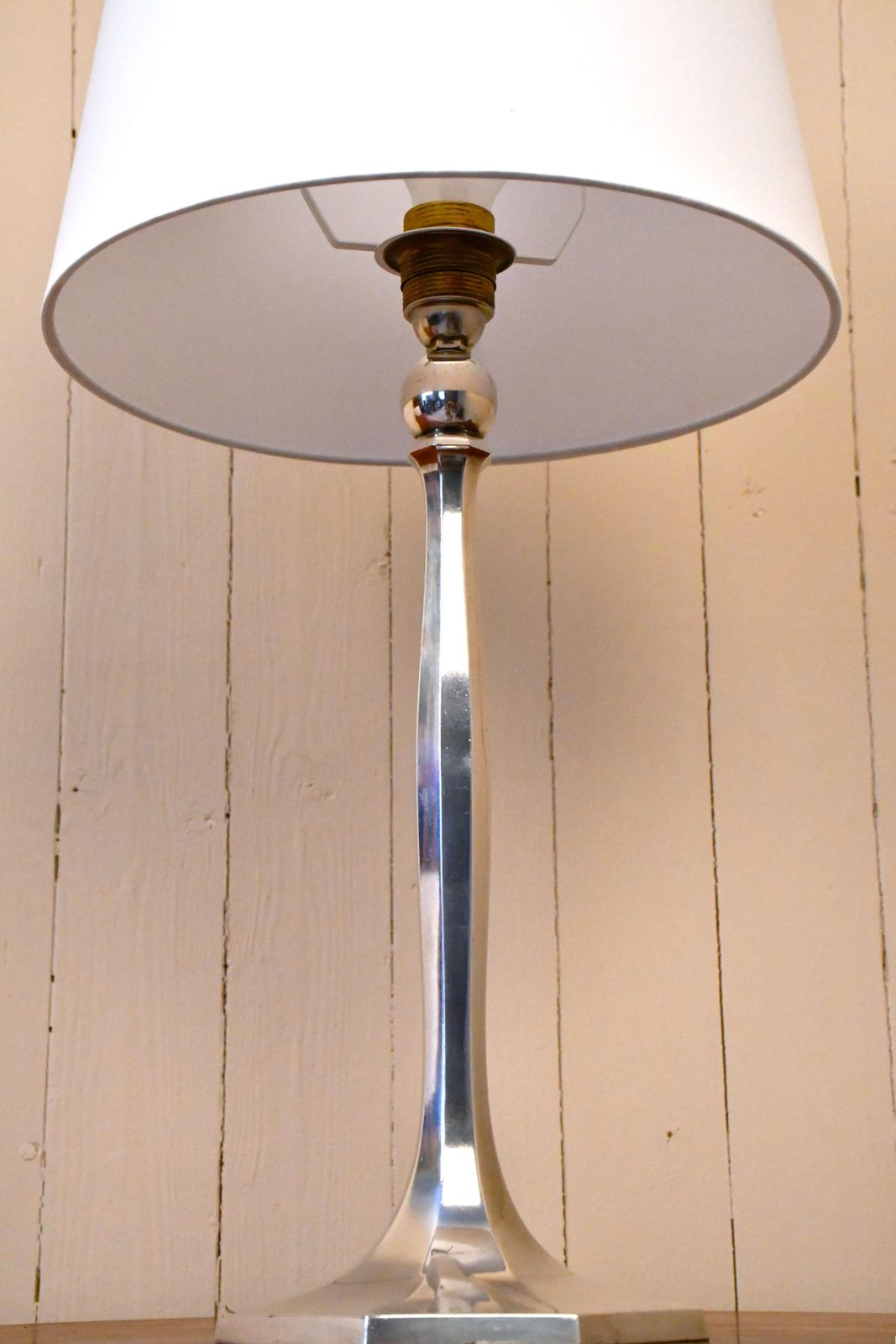Swedish Grace Table Lamp By Herman Bergmans Konstgjuteri, 1920s photo vintage