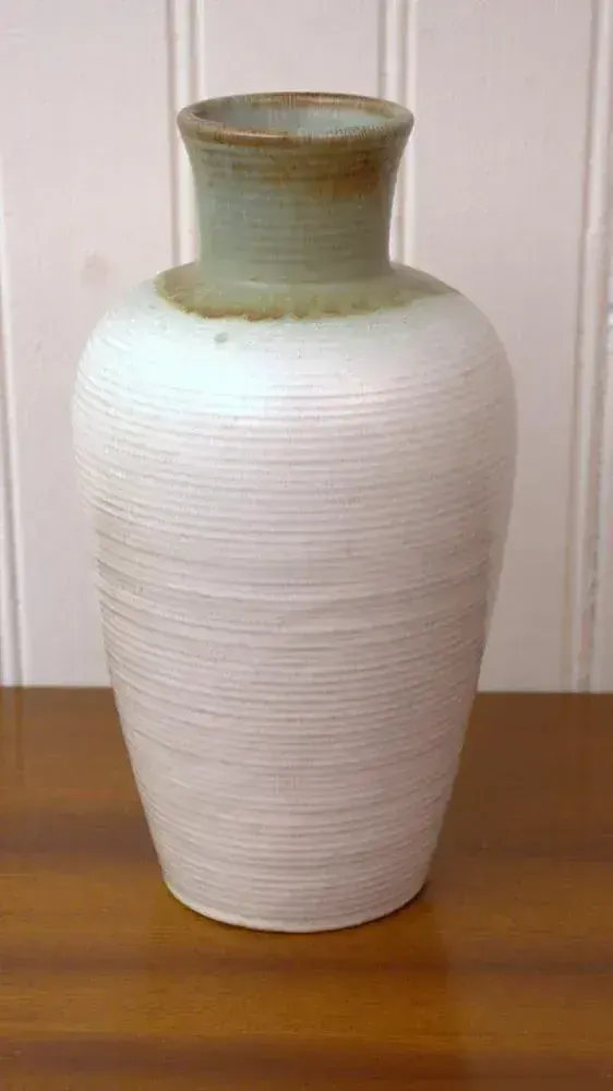 Large Swedish Ceramic Vase By Anna Lisa Thomson For Upsala Ekeby, 1940s photo for sale