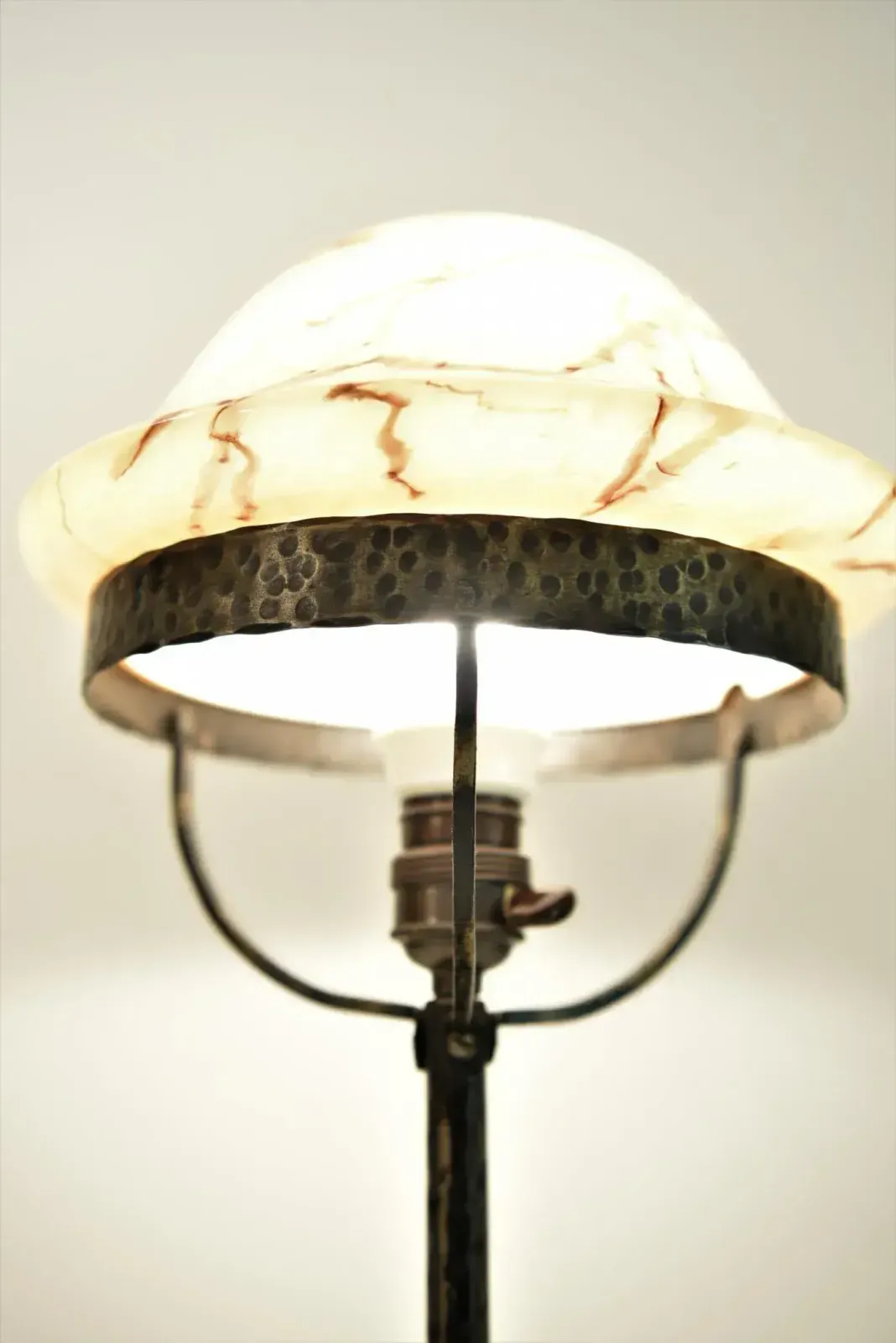 Art Nouveau Table Lamp From Jugendstil, Sweden, 1915s photo Lighting