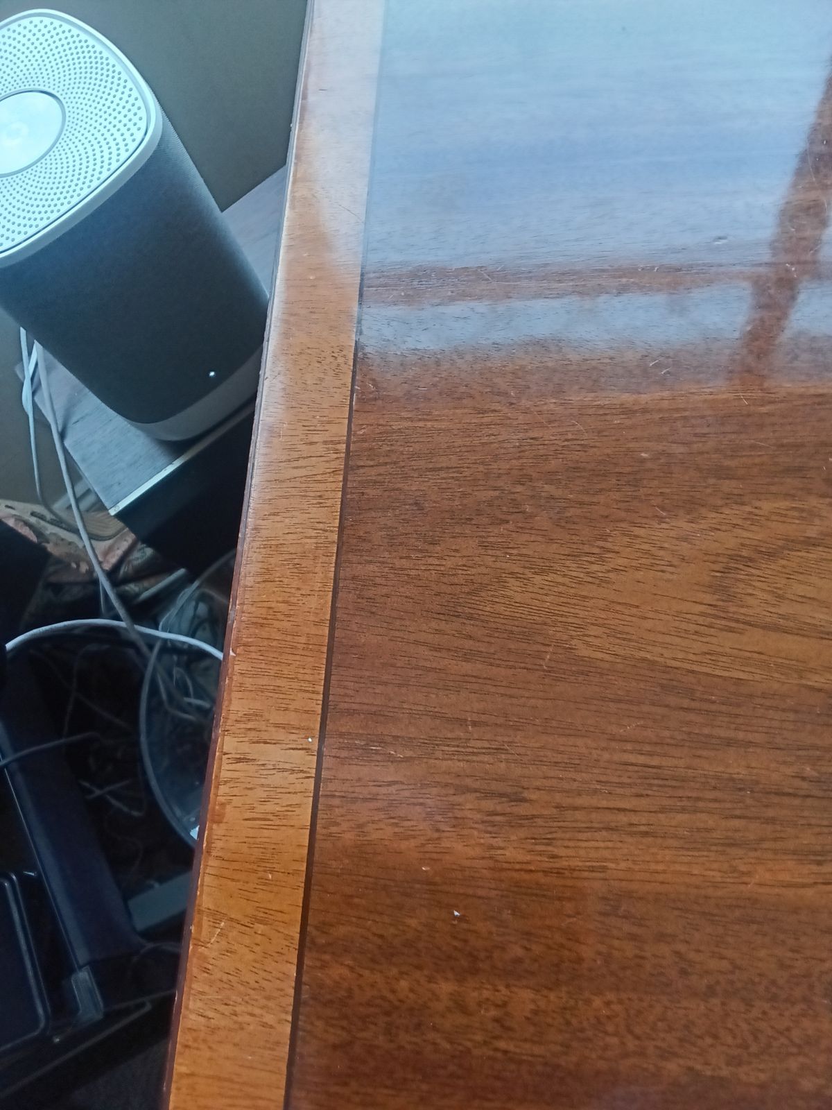 photo vintage Huge Reduction.. Stunning.. !! Regency Sty.E Mahogany And Satinwood Extending Dining Table With Set Of 6 Chairs.