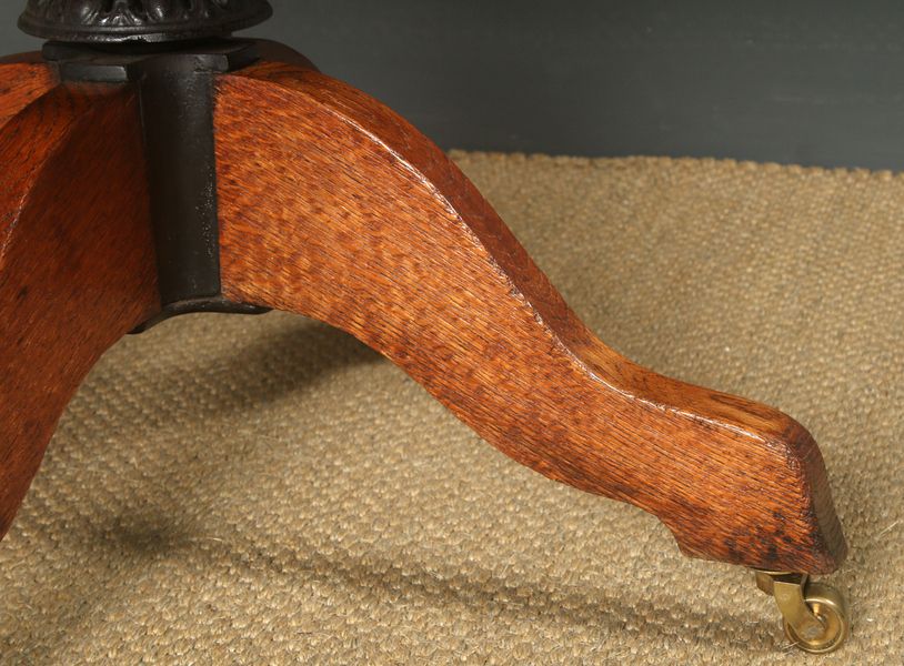 English Edwardian Oak & Red Leather Revolving Office Desk Arm Chair (Circa 1910) photo buy