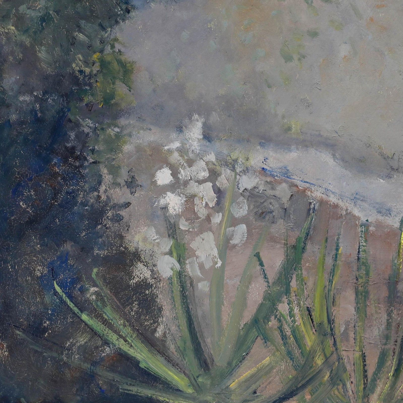 Bernard Myers (1925 2007) Contemporary Oil, Valley View I photo for sale