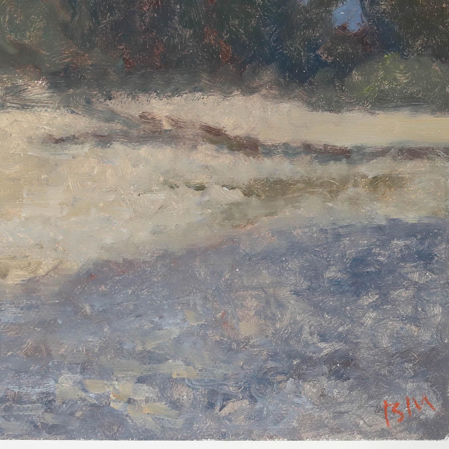 Bernard Myers (1925 2007) Contemporary Oil, Herculaneum photo 395.0