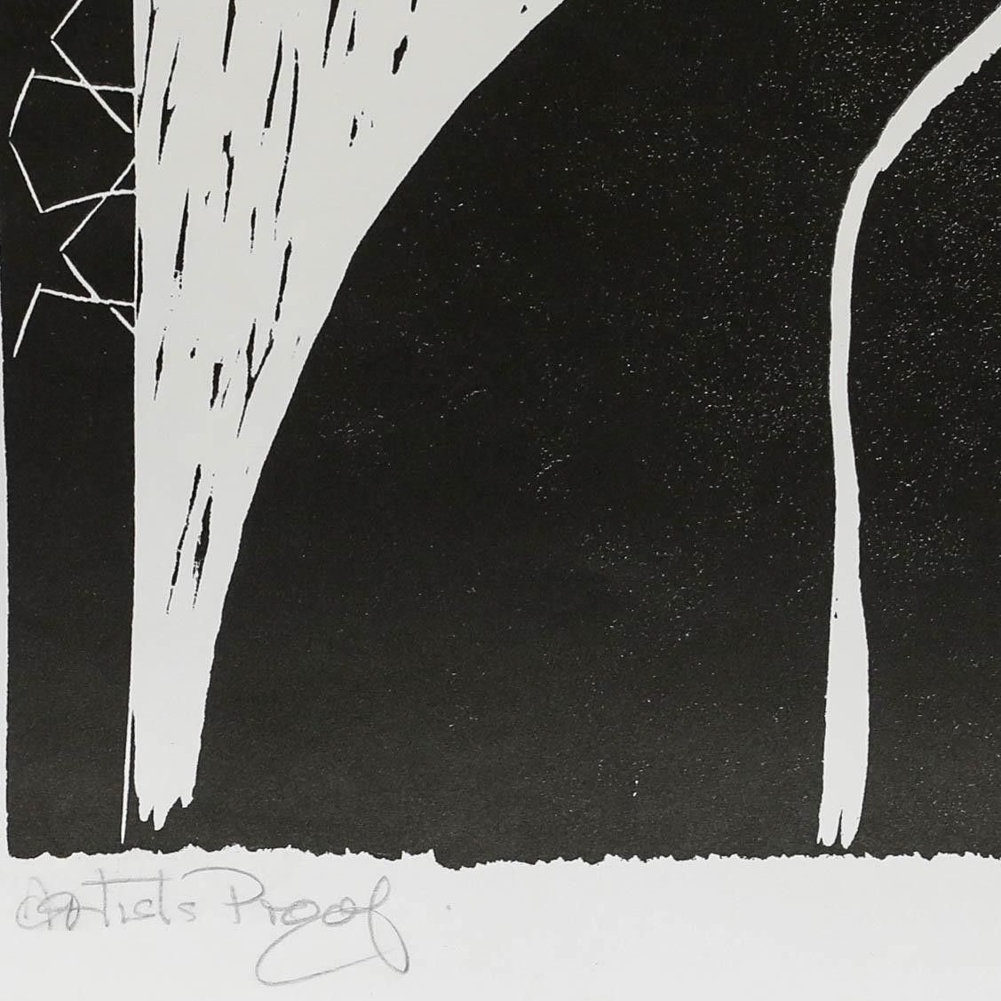 Sheila Oliner (1930 2020) 20th Century Linoprint, Under The Arch photo for sale