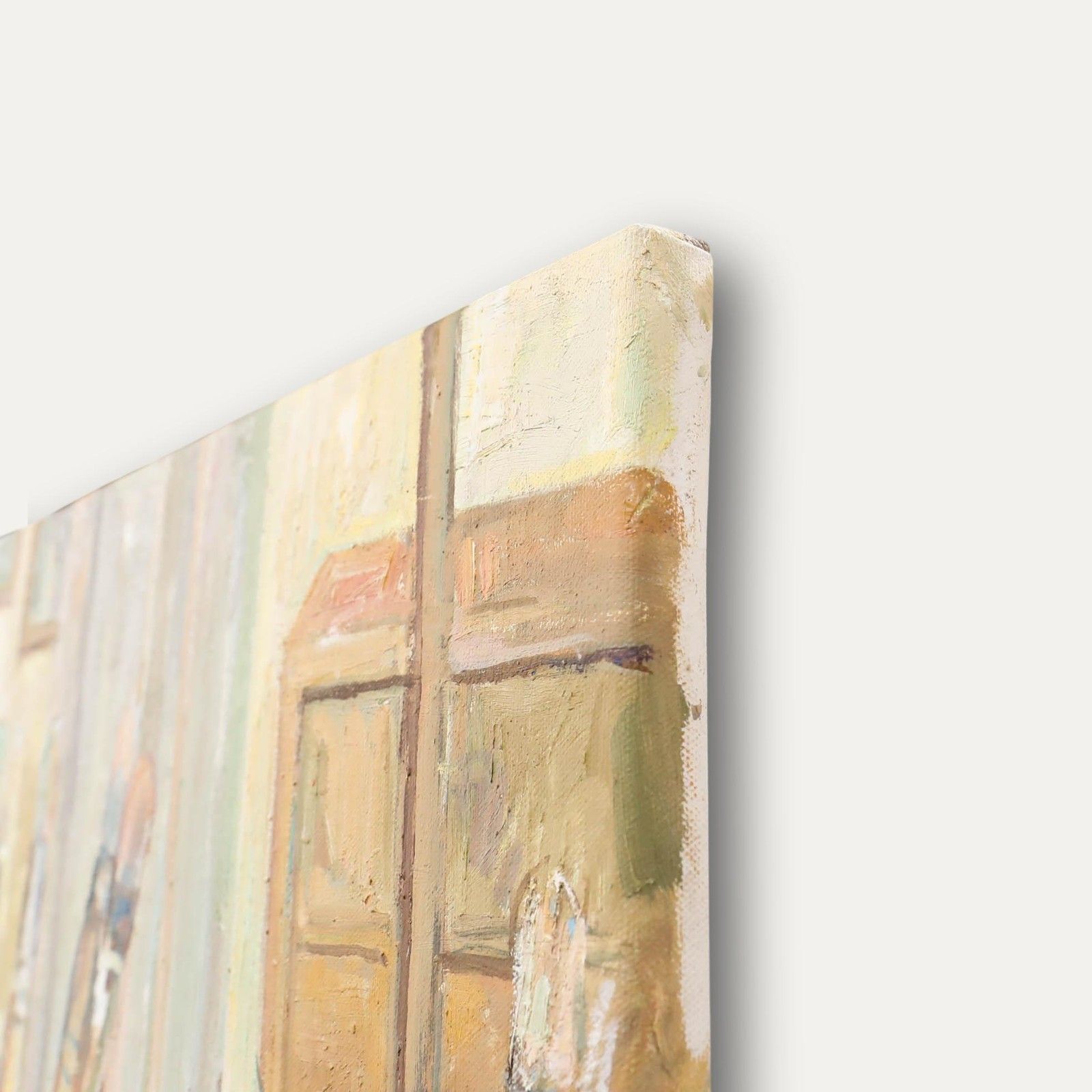 Simon Goldberg (1916 2002) 20th Century Oil, The Artist's Studio photo 595.0