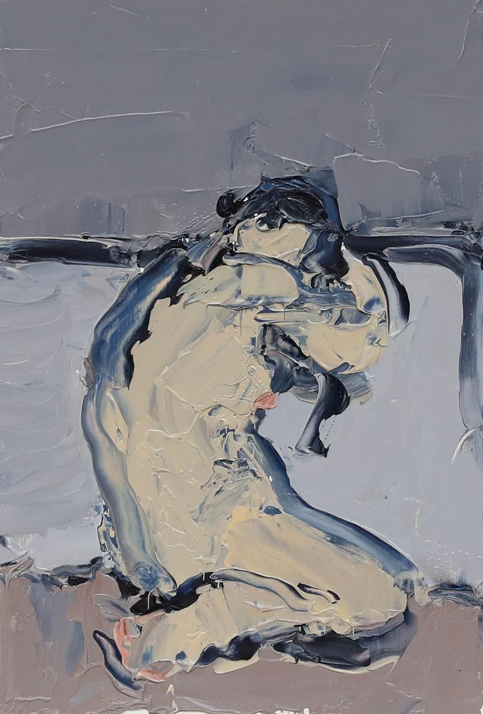 Bernard Myers (1925 2007) 20th Century Oil, Nude V photo furniture
