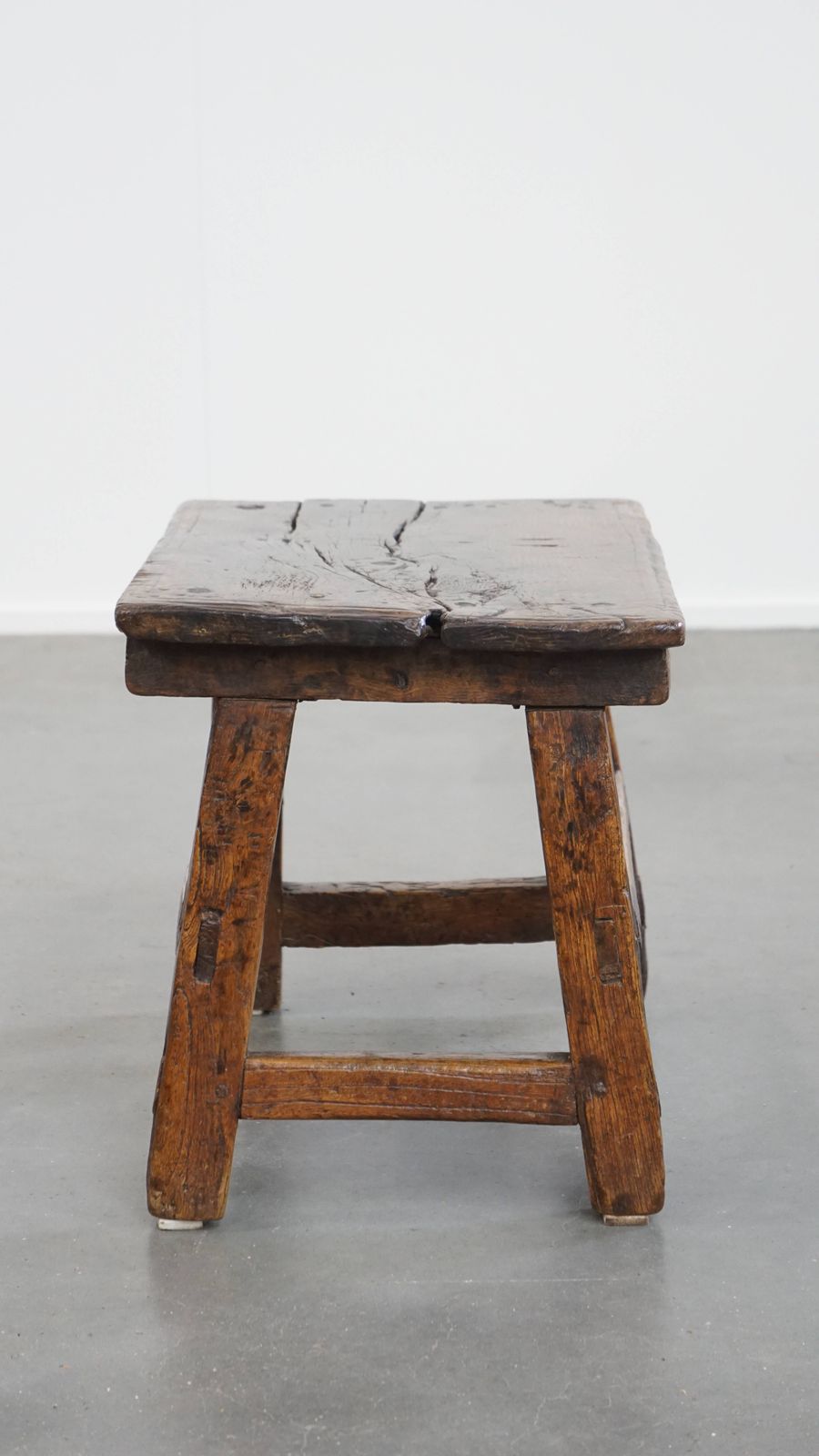 Unique Antique Spanish Side Table/Stool From The 16th Century With Beautiful Original Details photo 777.0