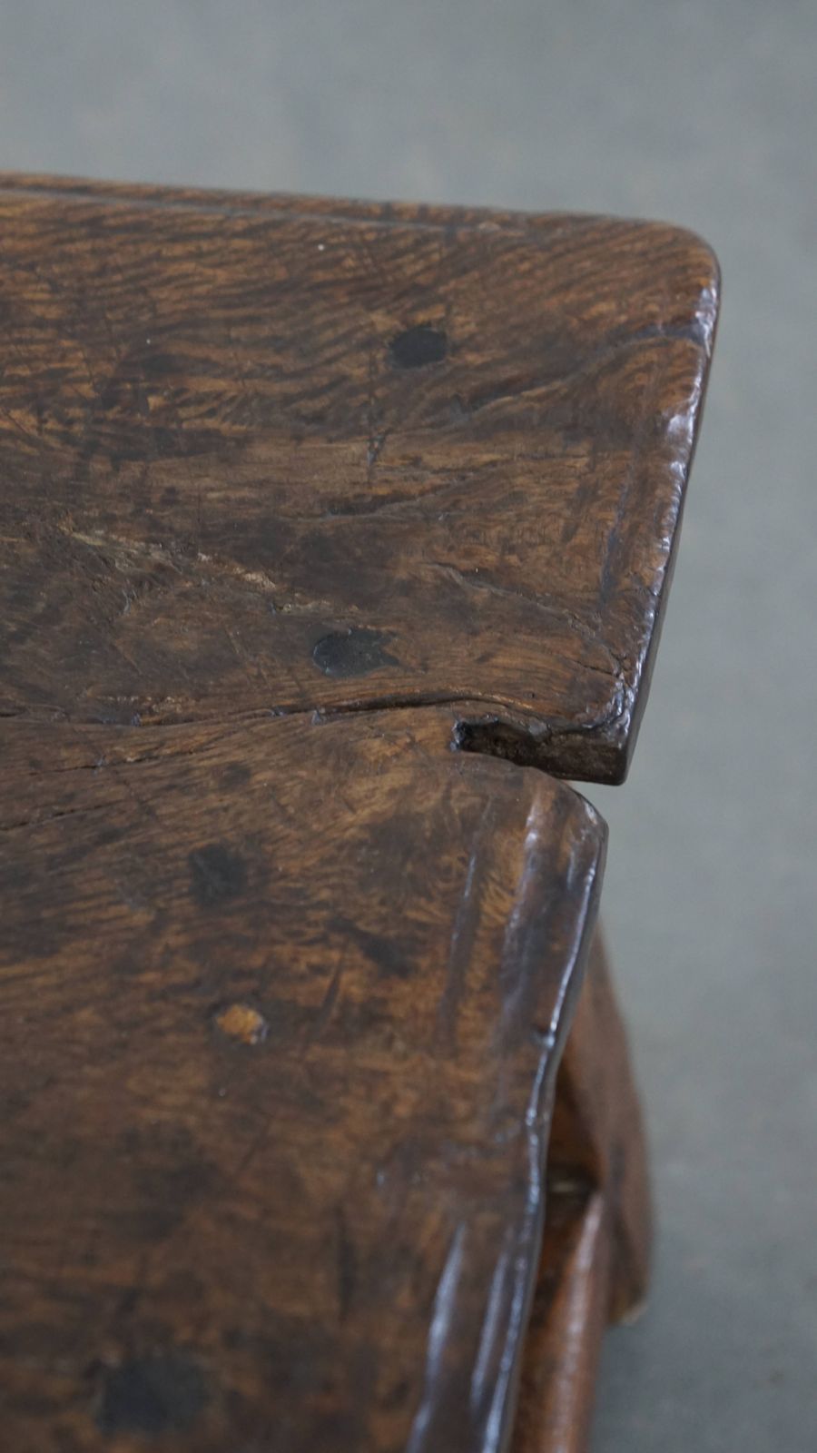 Furniture Unique Antique Spanish Side Table/Stool From The 16th Century With Beautiful Original Details photo