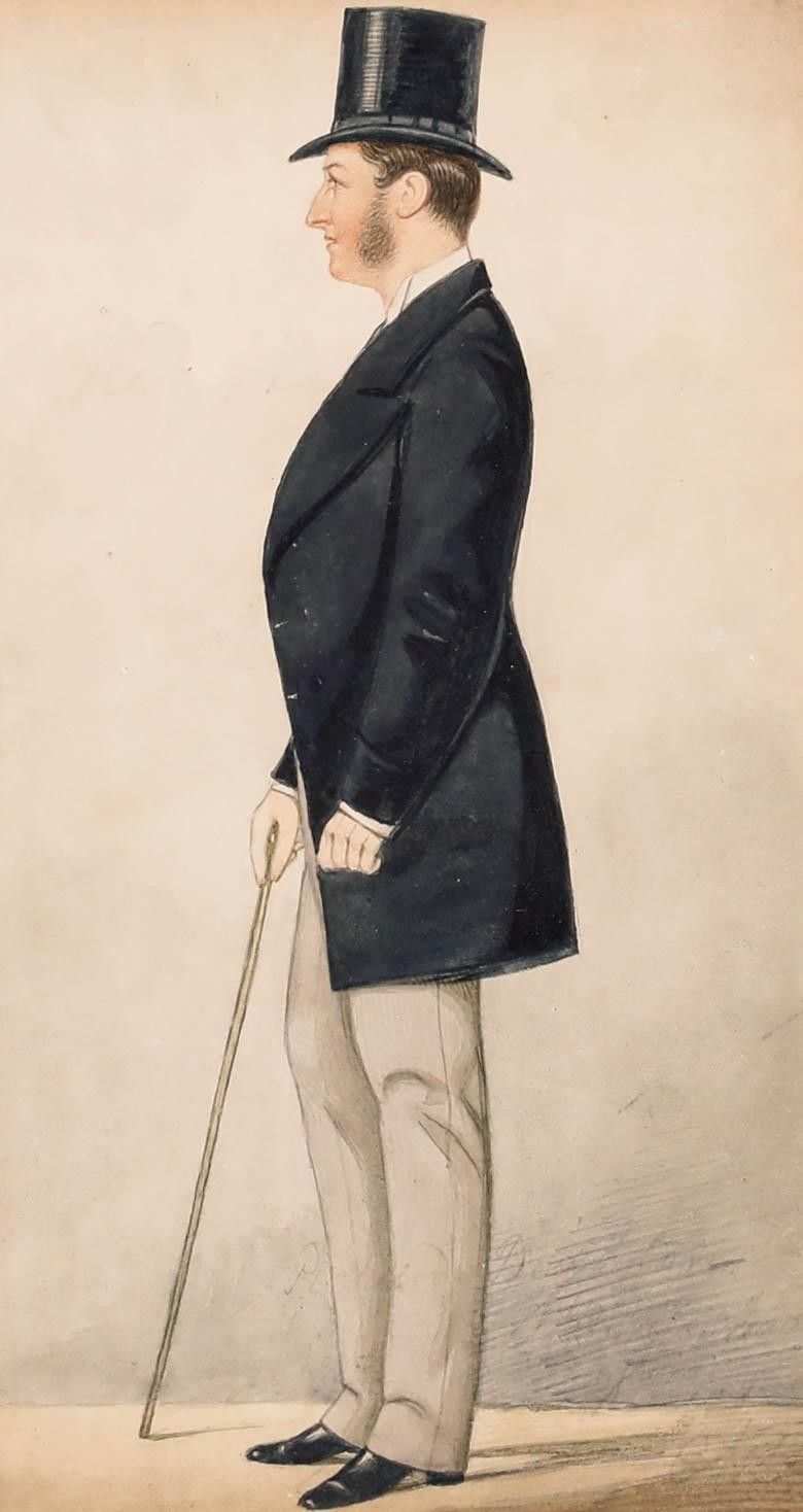 19th Century Watercolour Manner Of Richard Dighton photo furniture