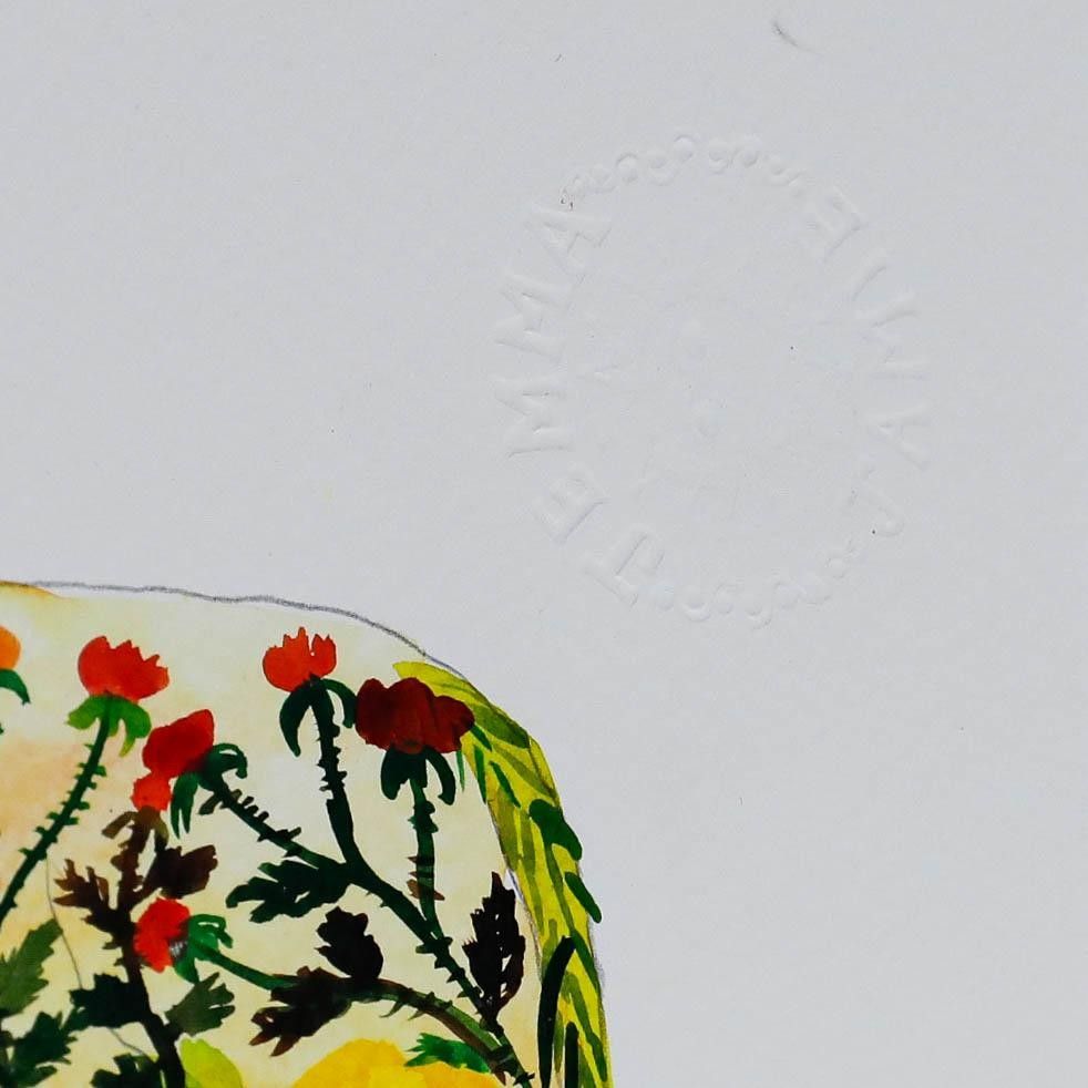 Jemma Jamie 2025 Watercolour, Flora Lion I photo Art