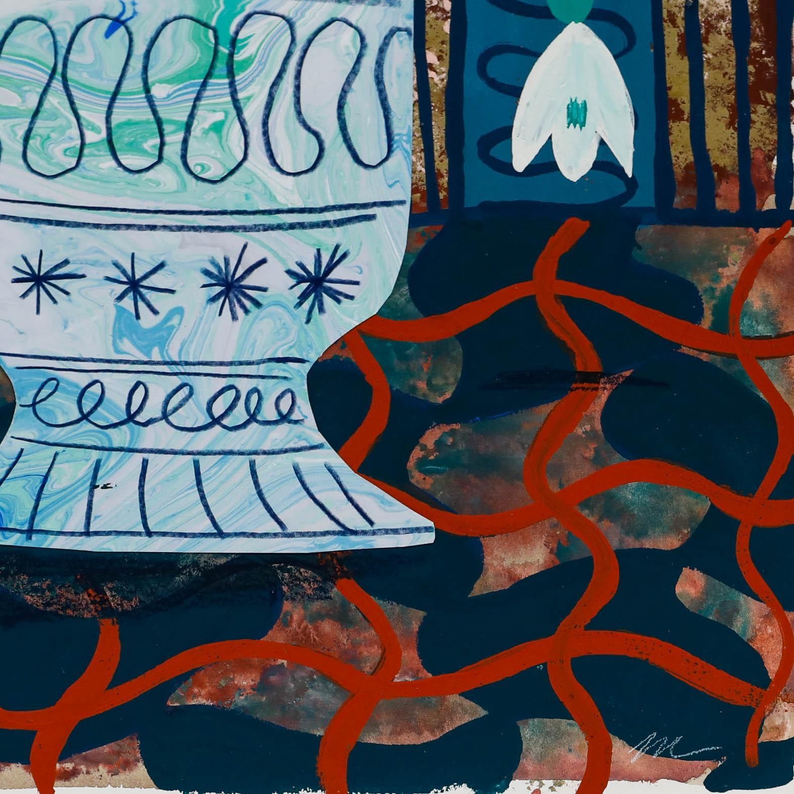 Jemma Jamie 2025 Mixed Media, Snowdrops photo Art