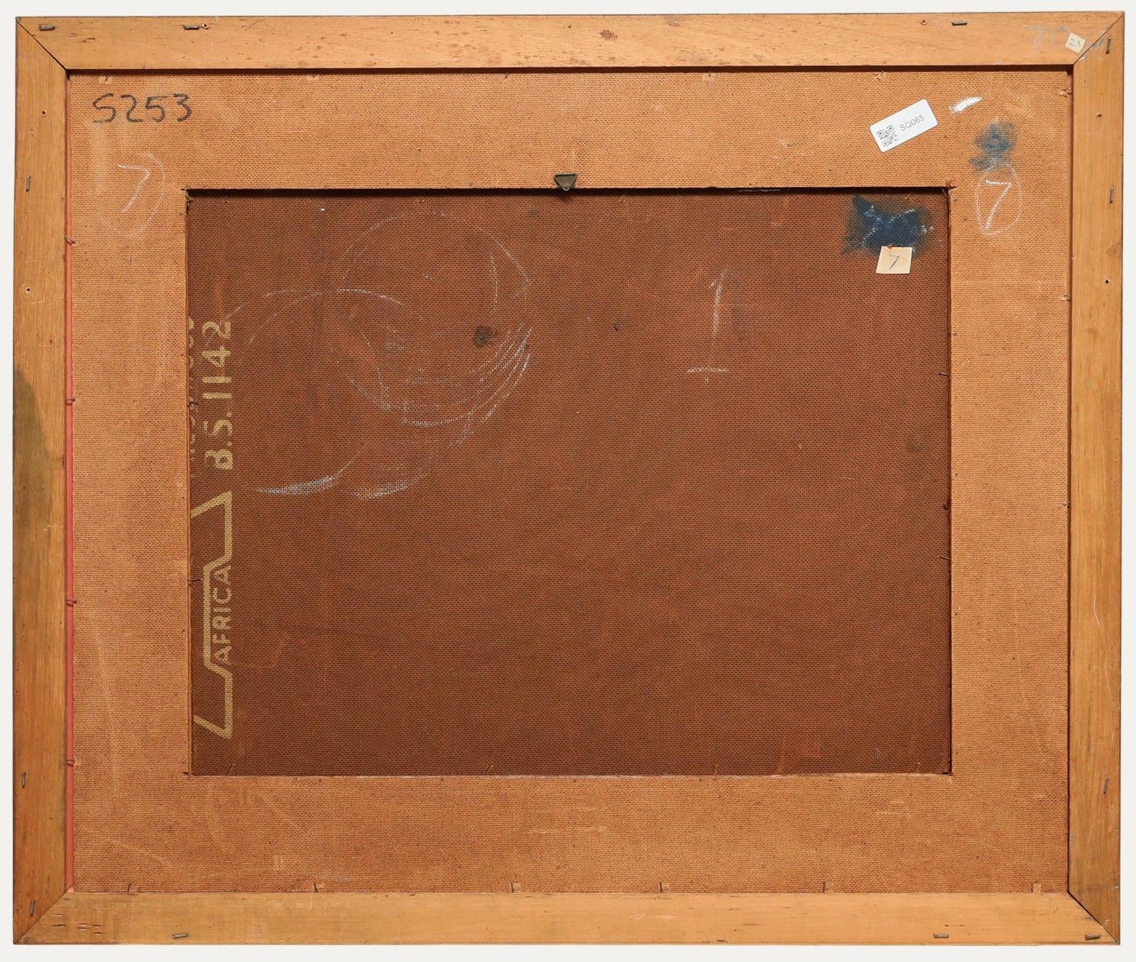 George Weissbort (1928 2013)  Framed 20th Century Oil, Chinese Vase With Flowers photo vinterior