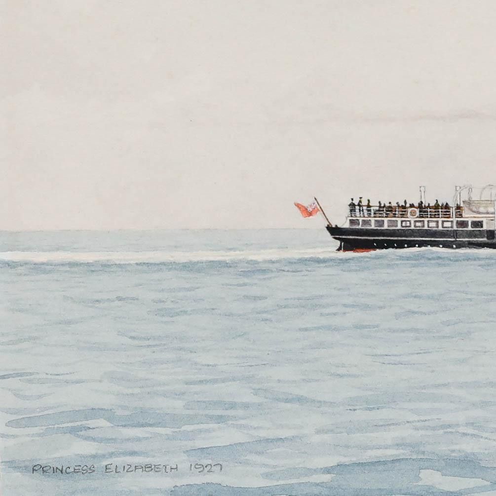 D.J. Lundie 20th Century Watercolour, Princess Elizabeth, 1927 photo Art