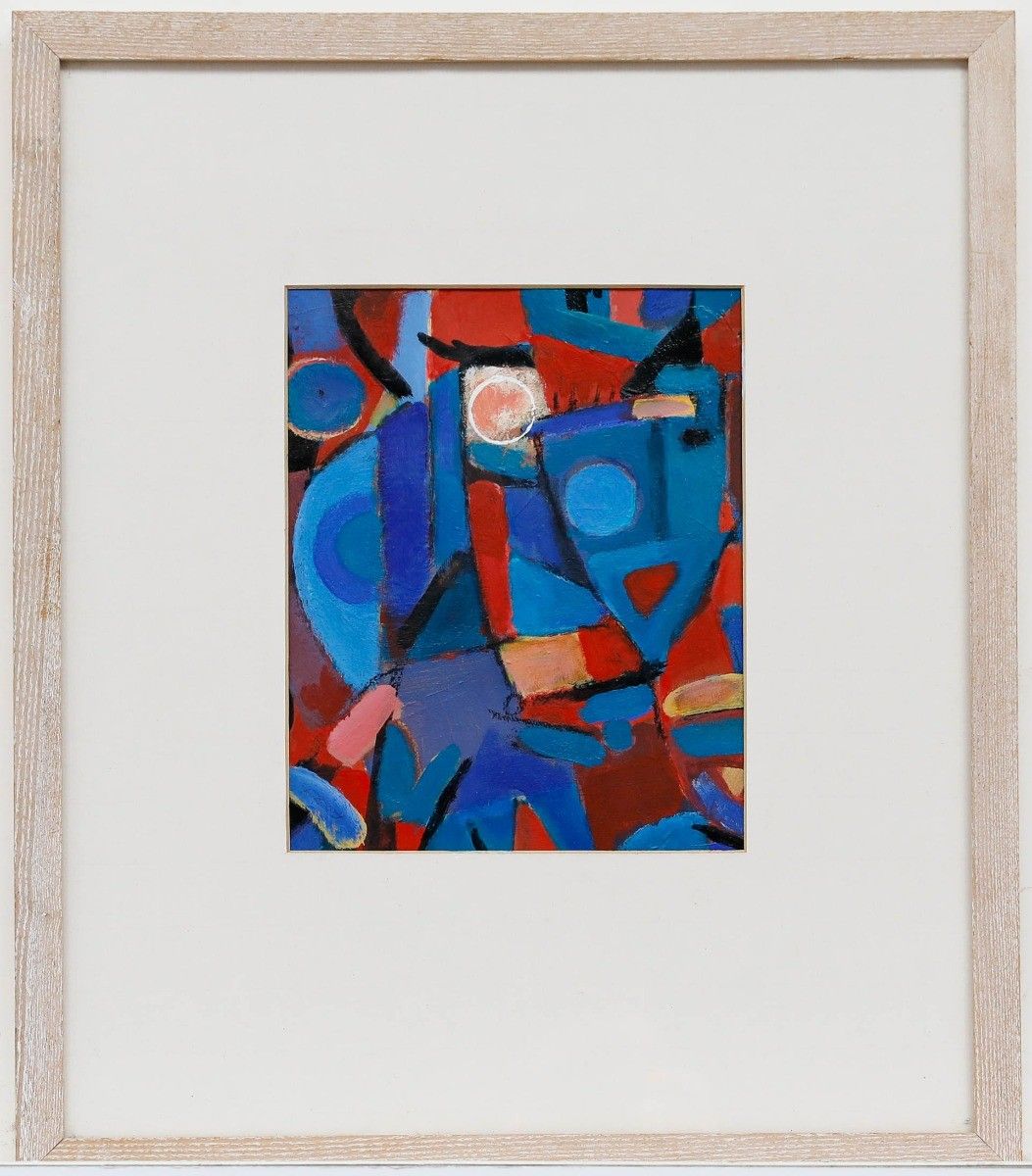 Ray Barry (1931 2022) Contemporary Acrylic, Masque