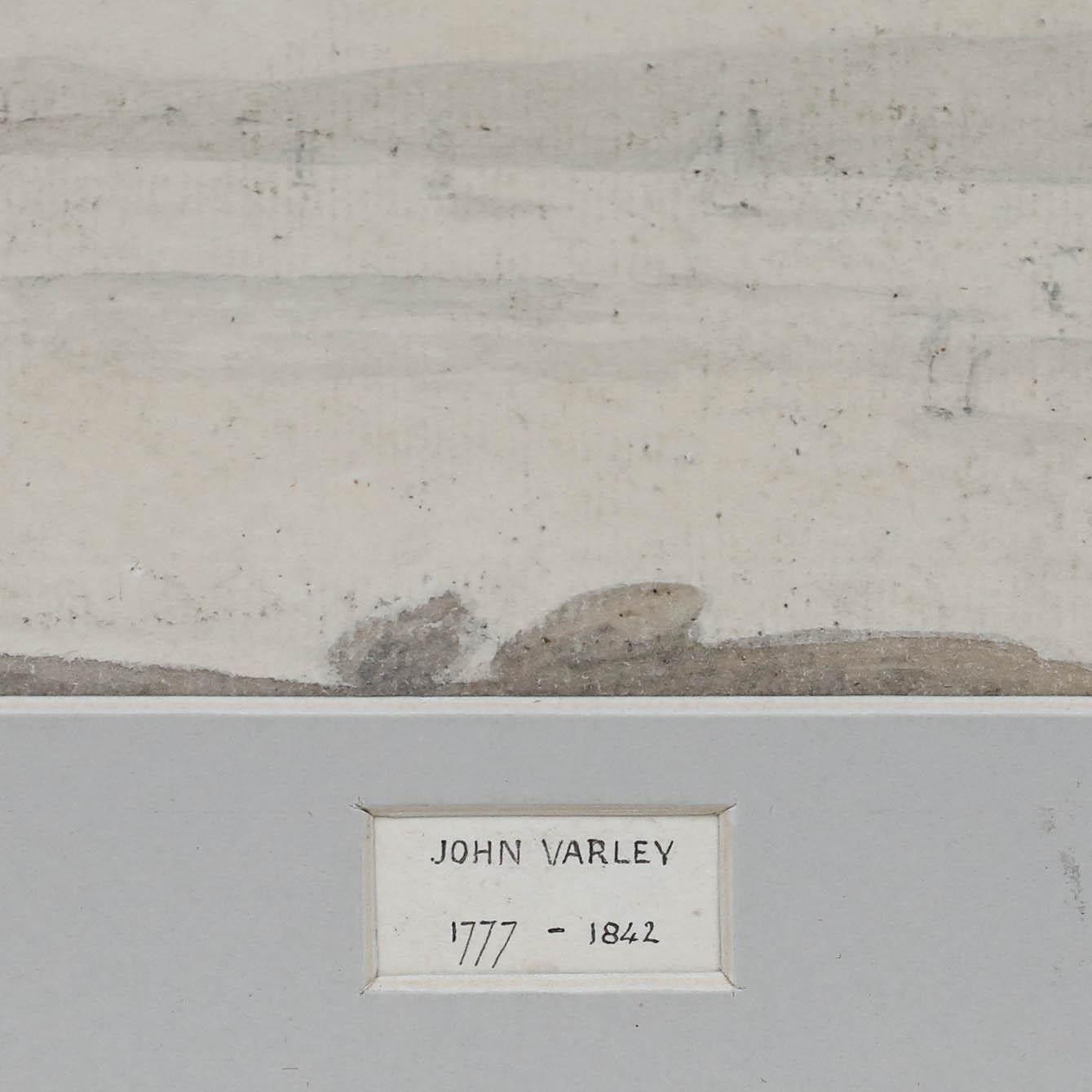 John Varley (1777 1842) Early 19th Century Watercolour, Hazy Coastal Scene photo for sale