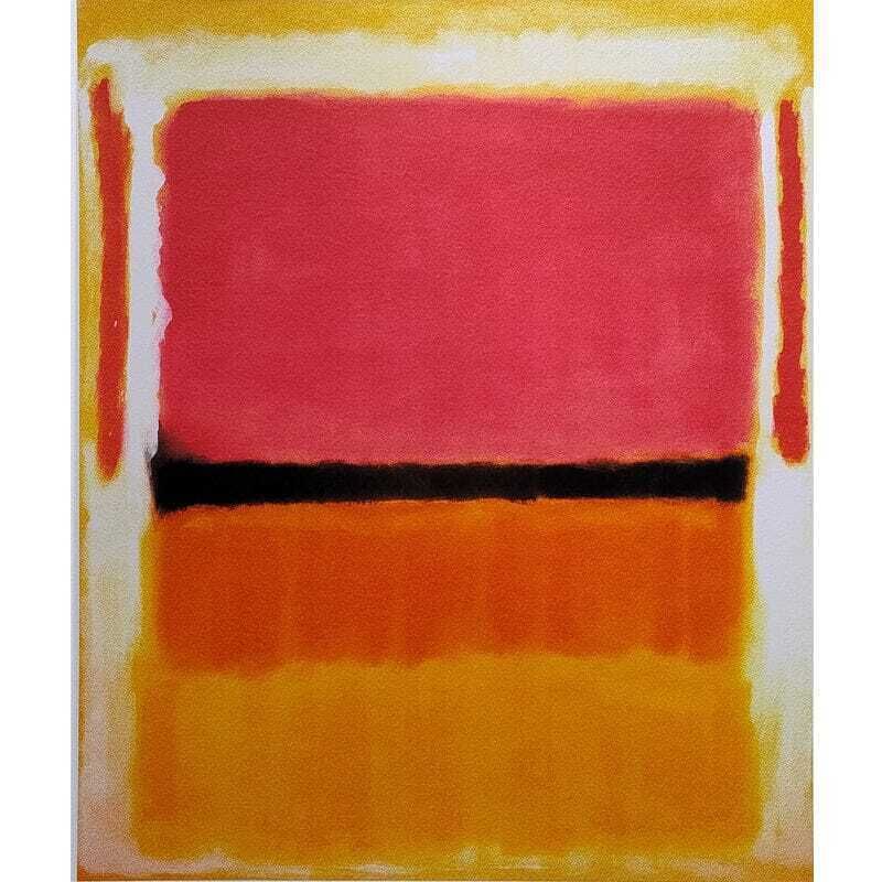 1980s Gorgeous Mark Rothko Limited Edition Lithograph photo furniture
