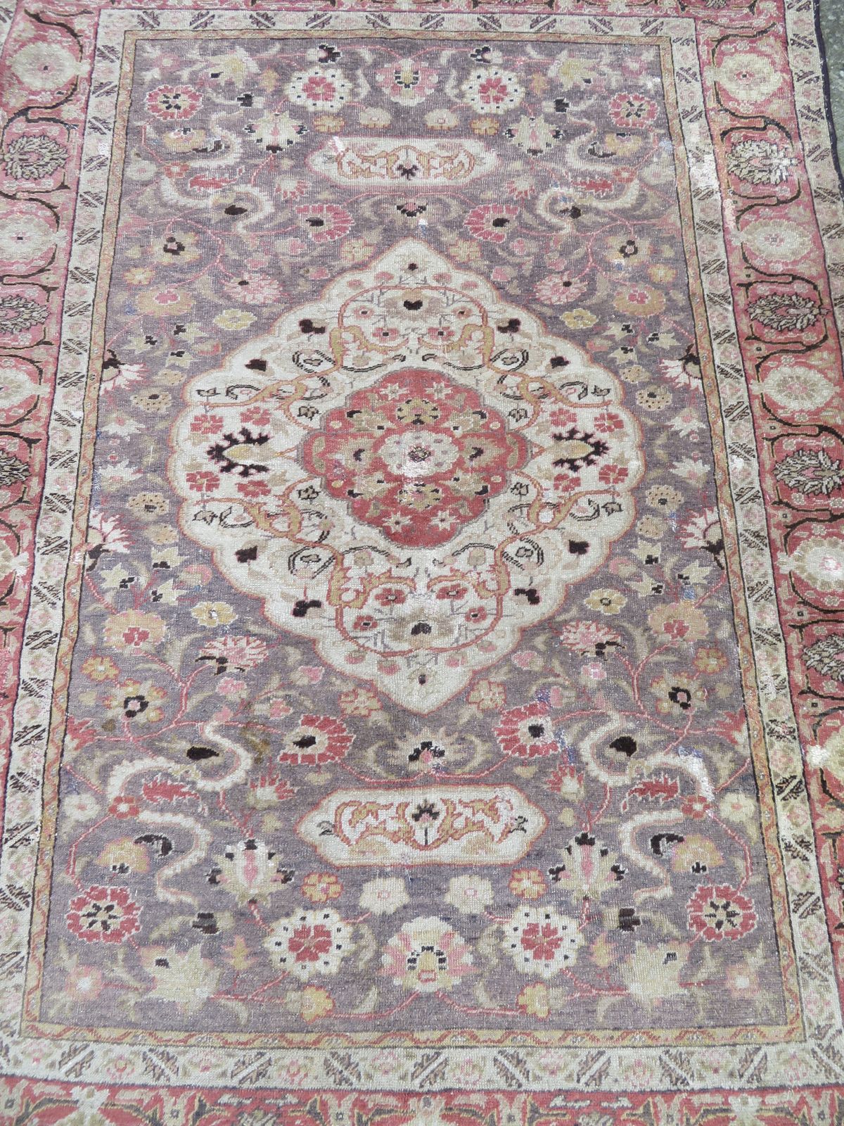 19th Century Turkish Istanbul Bandirma Rug. 184cm X 140cm. photo for sale