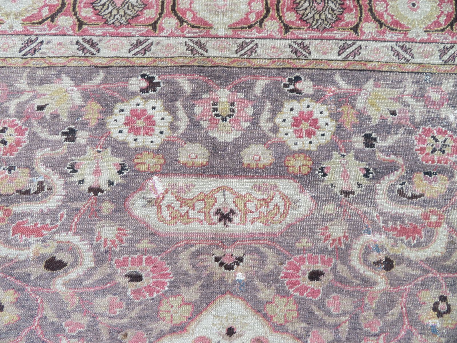 19th Century Turkish Istanbul Bandirma Rug. 184cm X 140cm. photo 565.0
