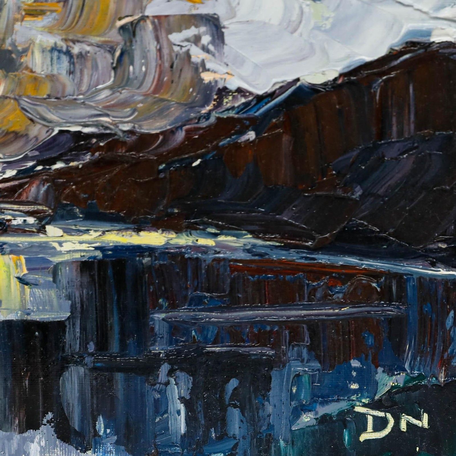 Daniel Nichols Contemporary Oil, Loch Harport photo 195.0