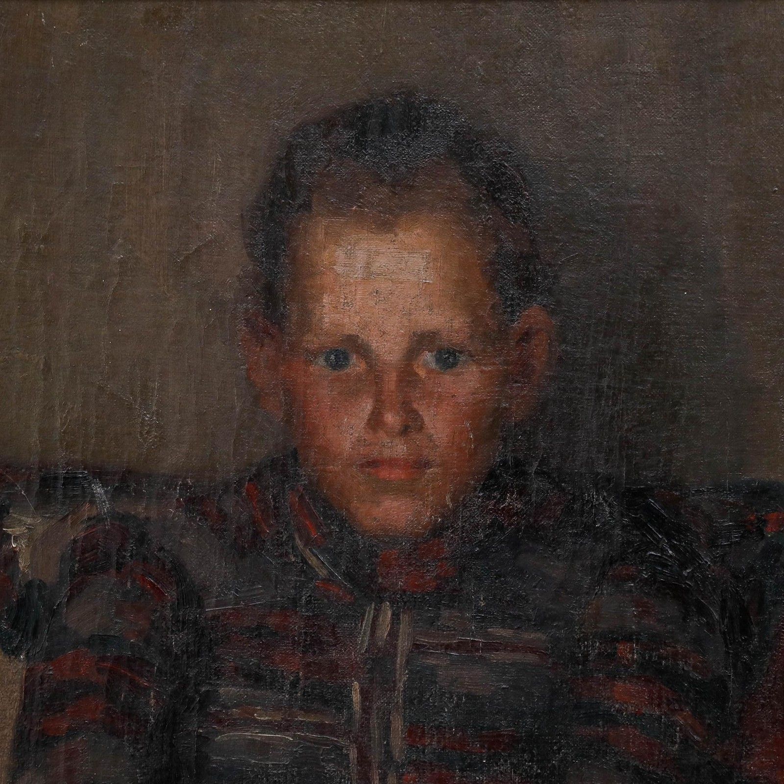 Arthur Terstegen (1882 1915) 1909 Oil, The Siblings photo 795.0