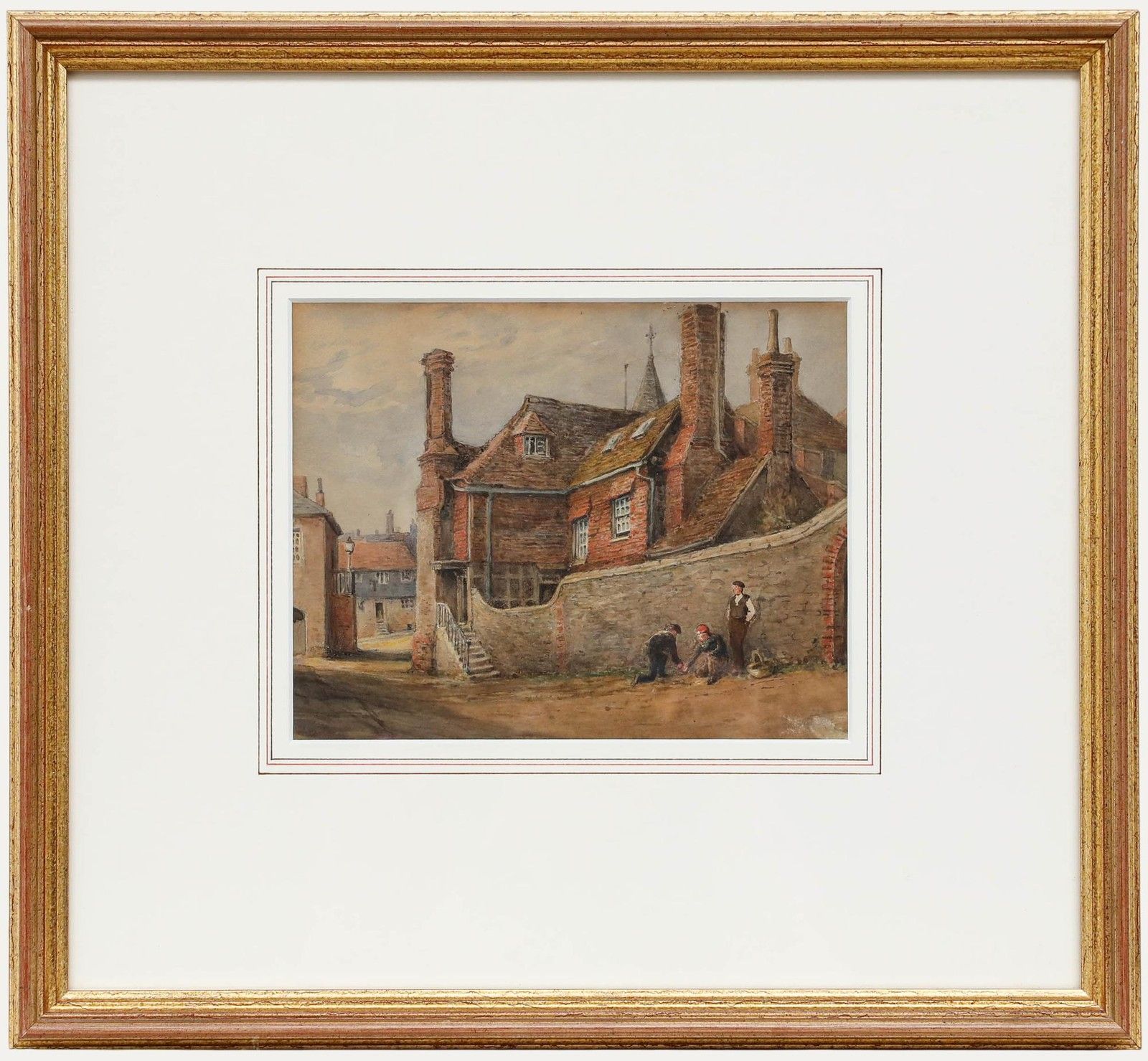 Attrib. George Price Boyce (1826 1897) 19th Century Watercolour, At Play
