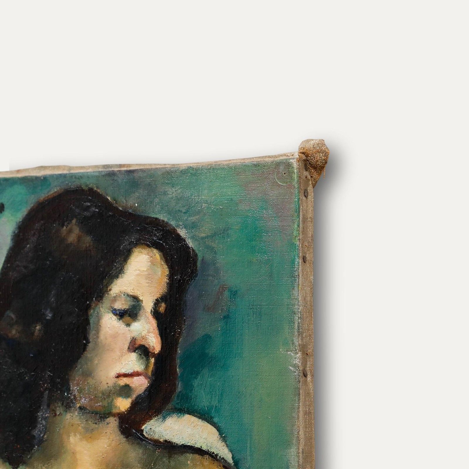 Madeleine Flaschner (1933 2022) 1950 Oil, Femme Espagnole photo 595.0
