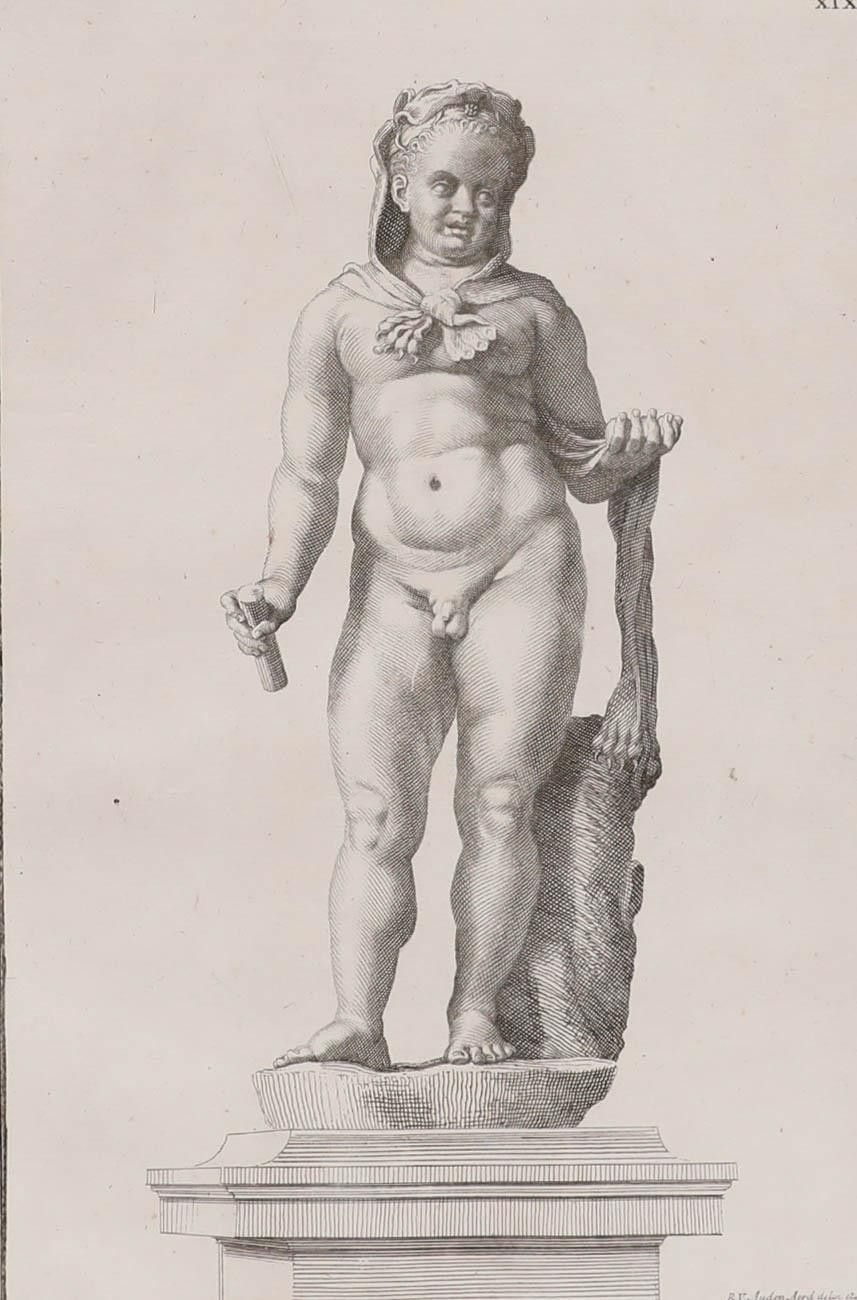 Sir Nicolas Dorigny (1658 1746) Etching, Aventinus Son Of Hercules photo furniture