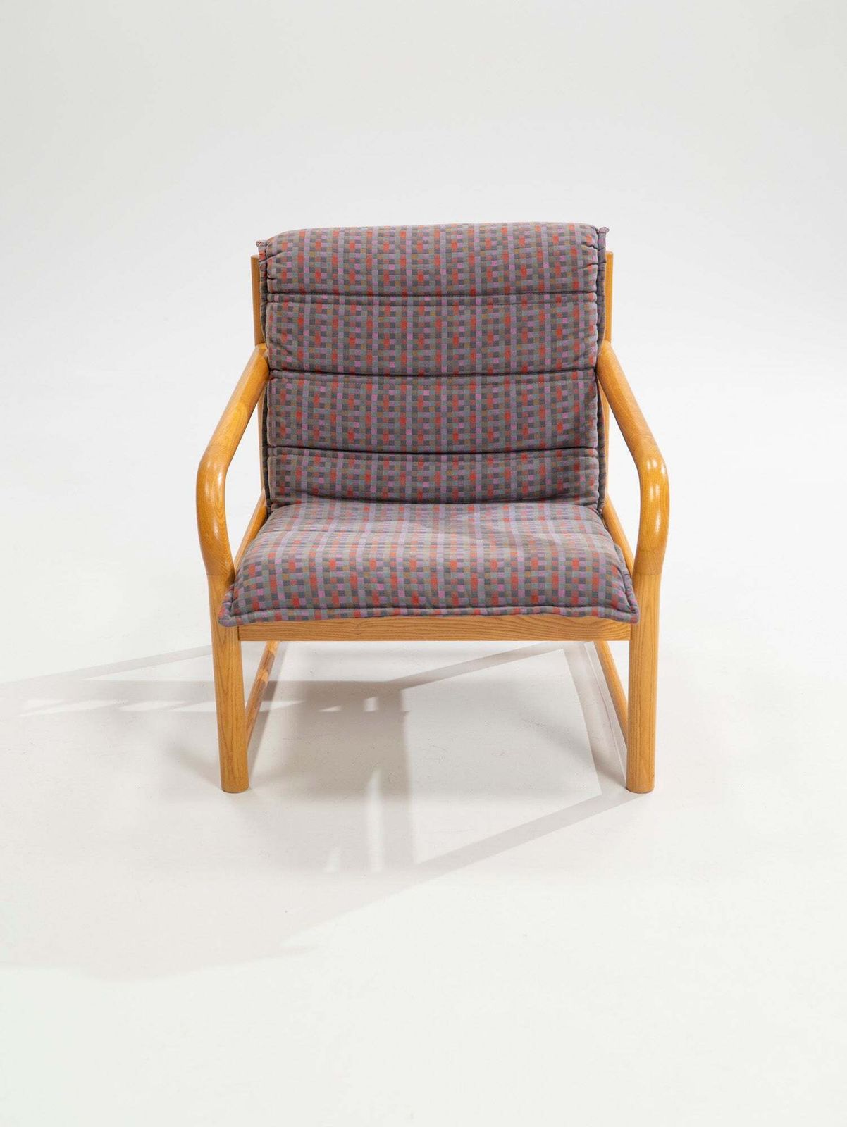 Scandinavian Style Beech Armchair, Italy, 1970s photo furniture