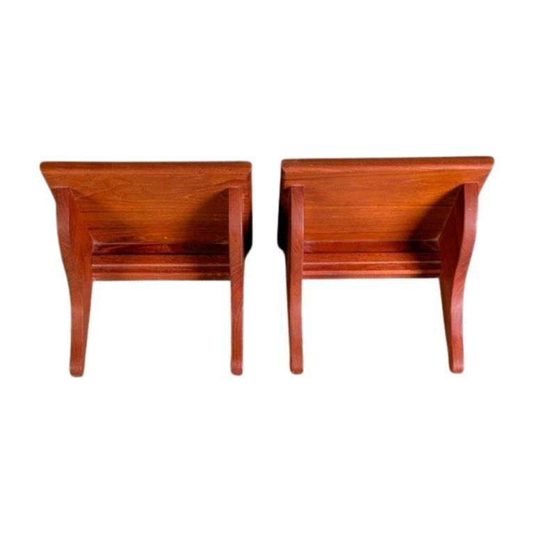 Original Set Of 2 Midcentury Wall Brackets Wall Shelf Teak 1960