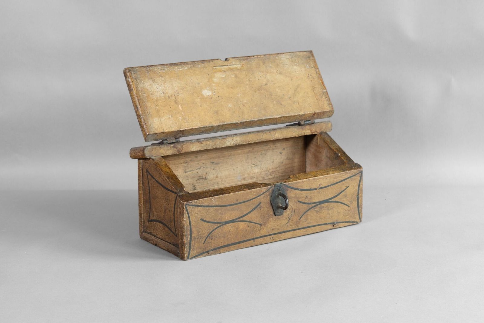 Candle Box, 1800s, Pine, Antique photo furniture
