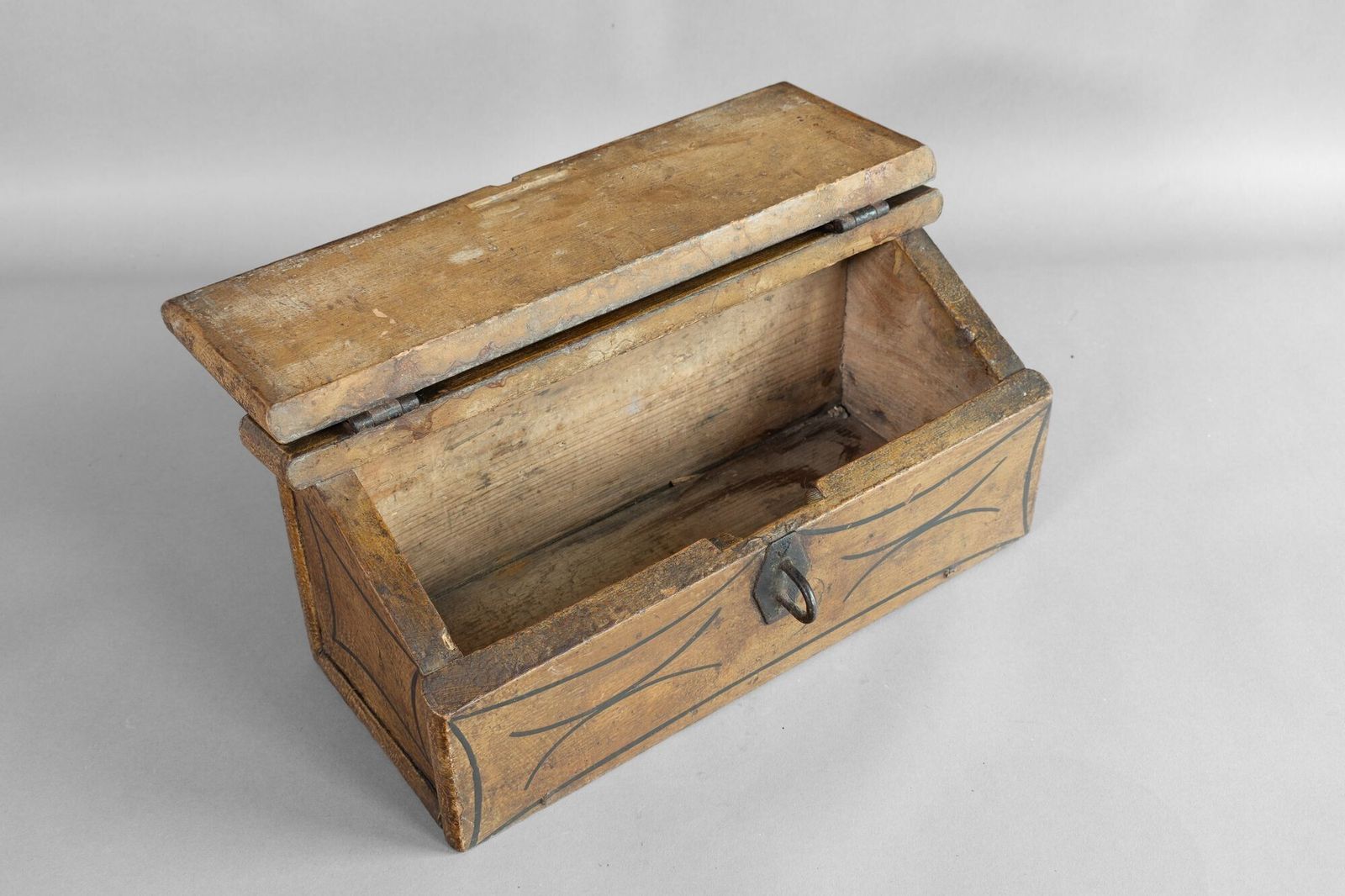 Candle Box, 1800s, Pine, Antique photo Home Decor