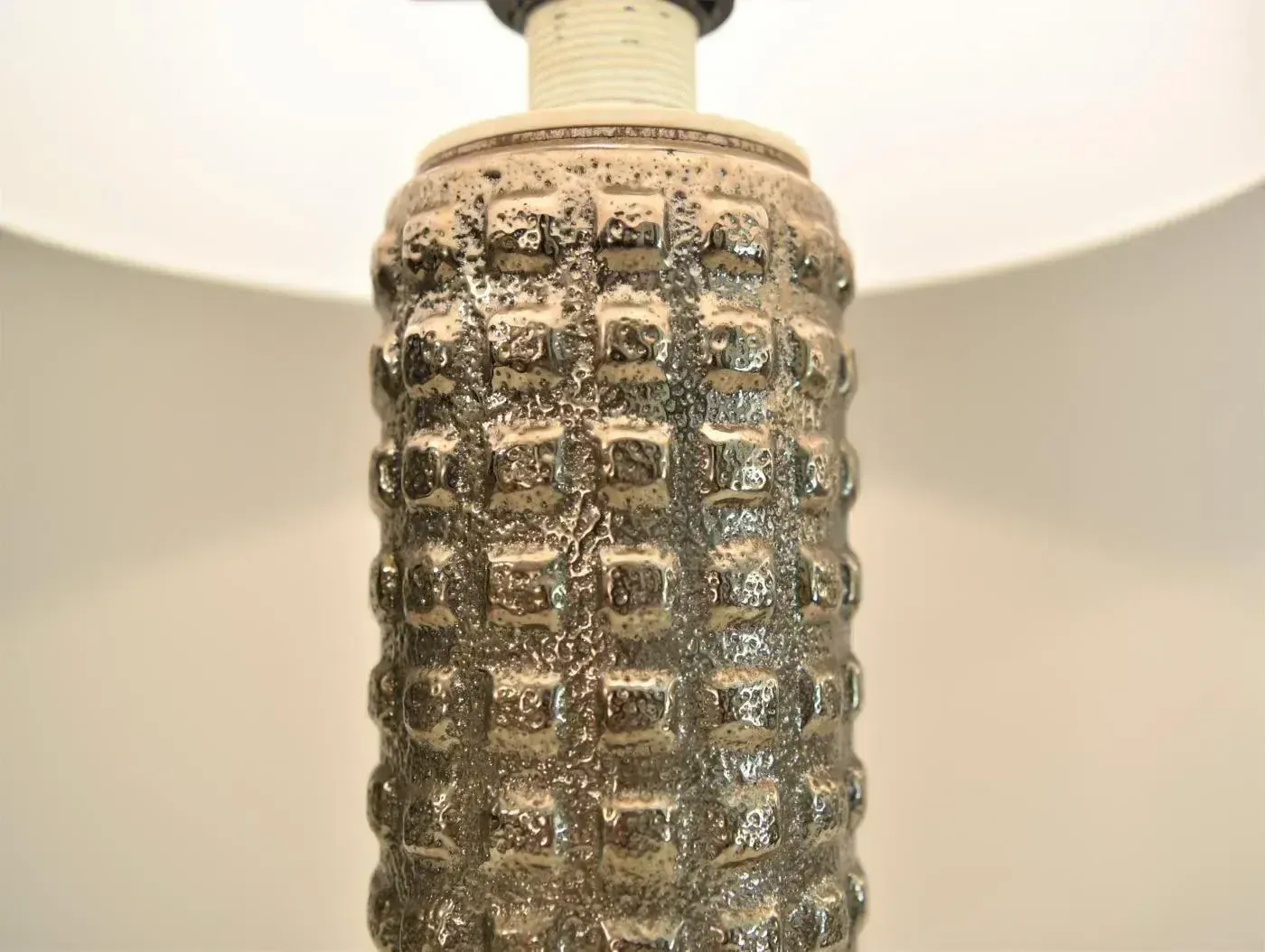 Table Lamps In Mercury Glass By Uno & östen Kristiansson For Luxus, Set Of 2 photo vinterior