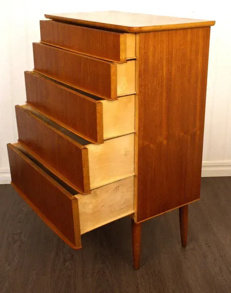Swedish Teak Chest Of Drawers, 1950s photo buy
