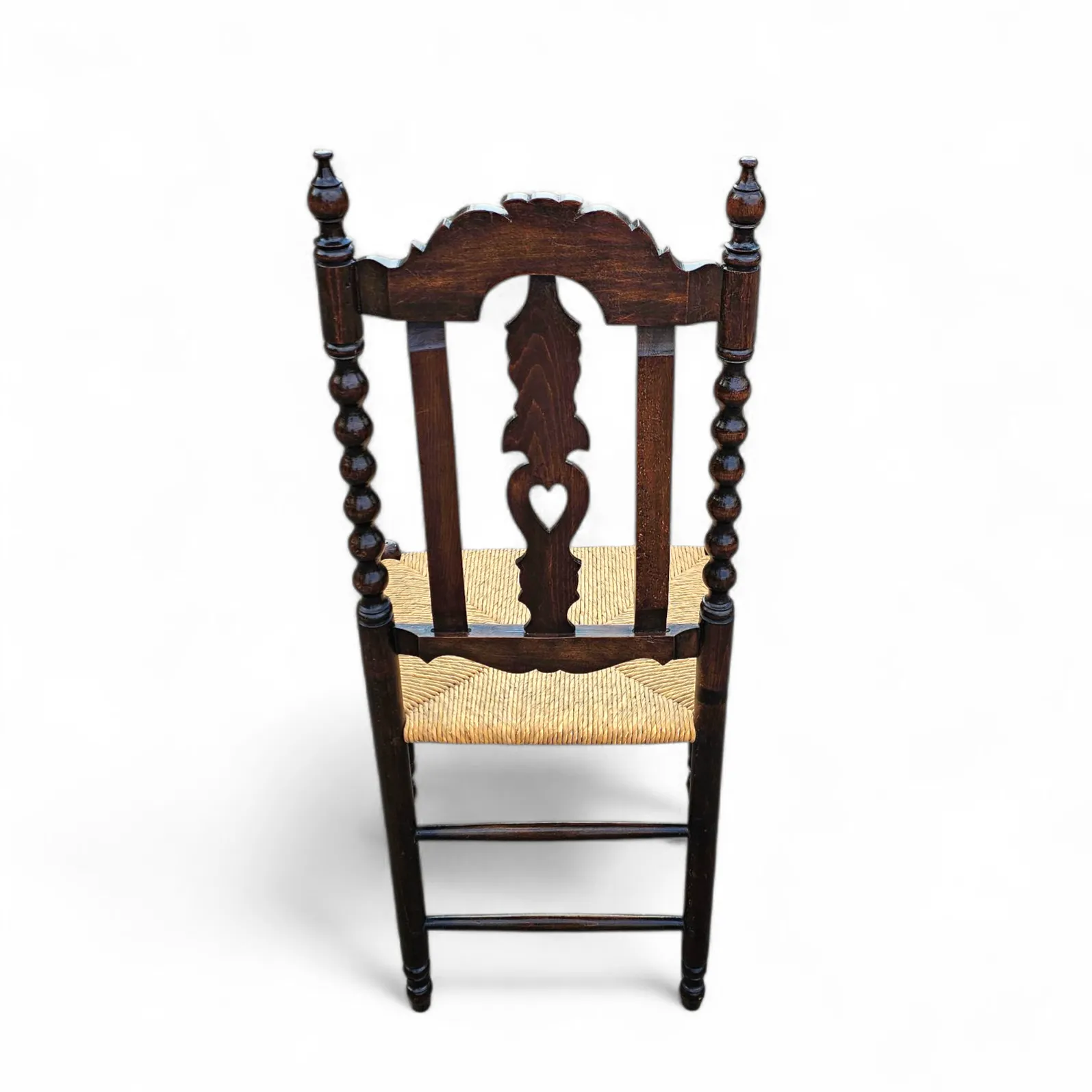 8 ( 2 X Armrest ) X Ornate Wood / Bobbin / Wicker Dining Chair / Studded Chairs photo furniture