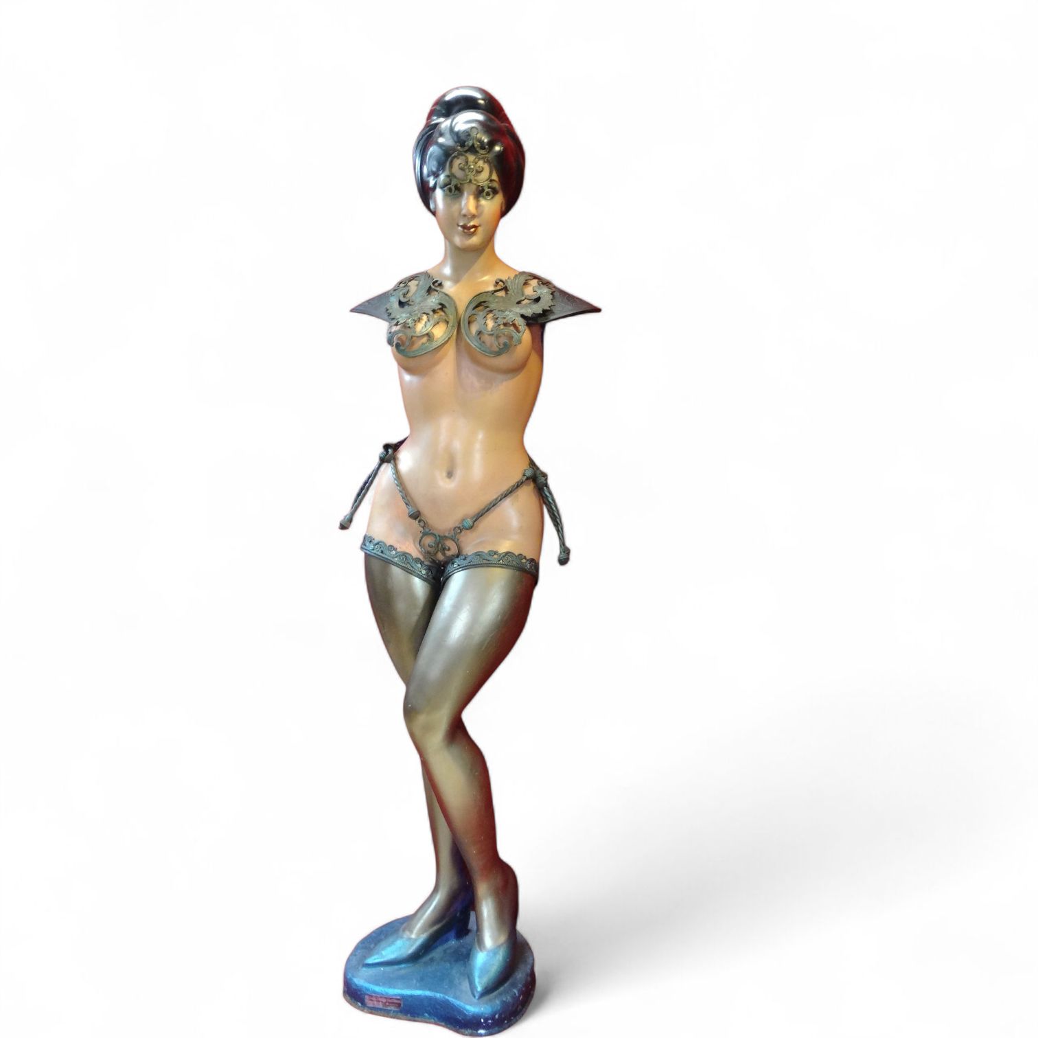 14000.0 3 X Studio Shilpa Sadhana Life Size Mannequin / Carnival Dummy's / Bombay India 1948 photo