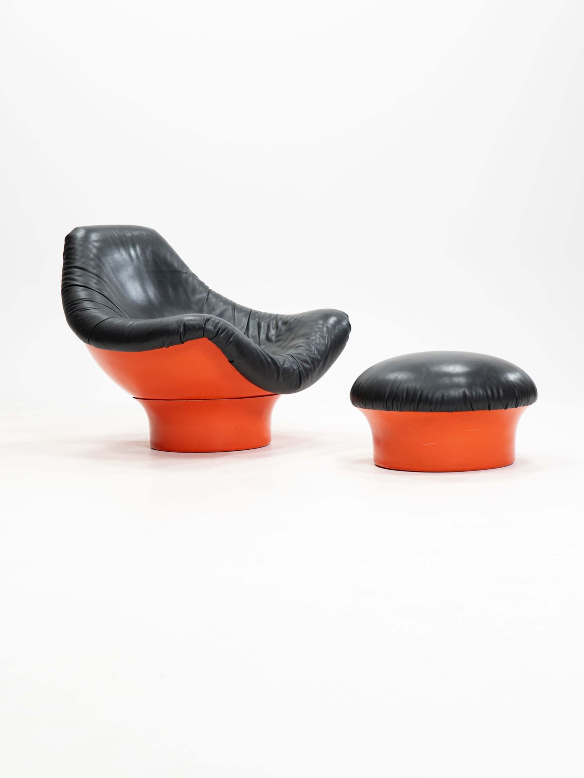 Furniture Rodica Lounge Chair By Mario Brunu For Comfort, Italy, 1960s, Set Of 2 photo