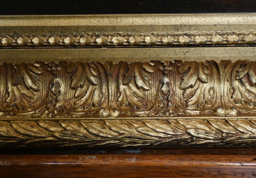 Victorian Oil Painting Flower Arrangement Floral Spray Gilt Frame photo 750.0