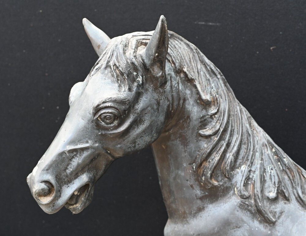 Italian Bronze Horse Statue Bronze Pony Garden Casting photo Art