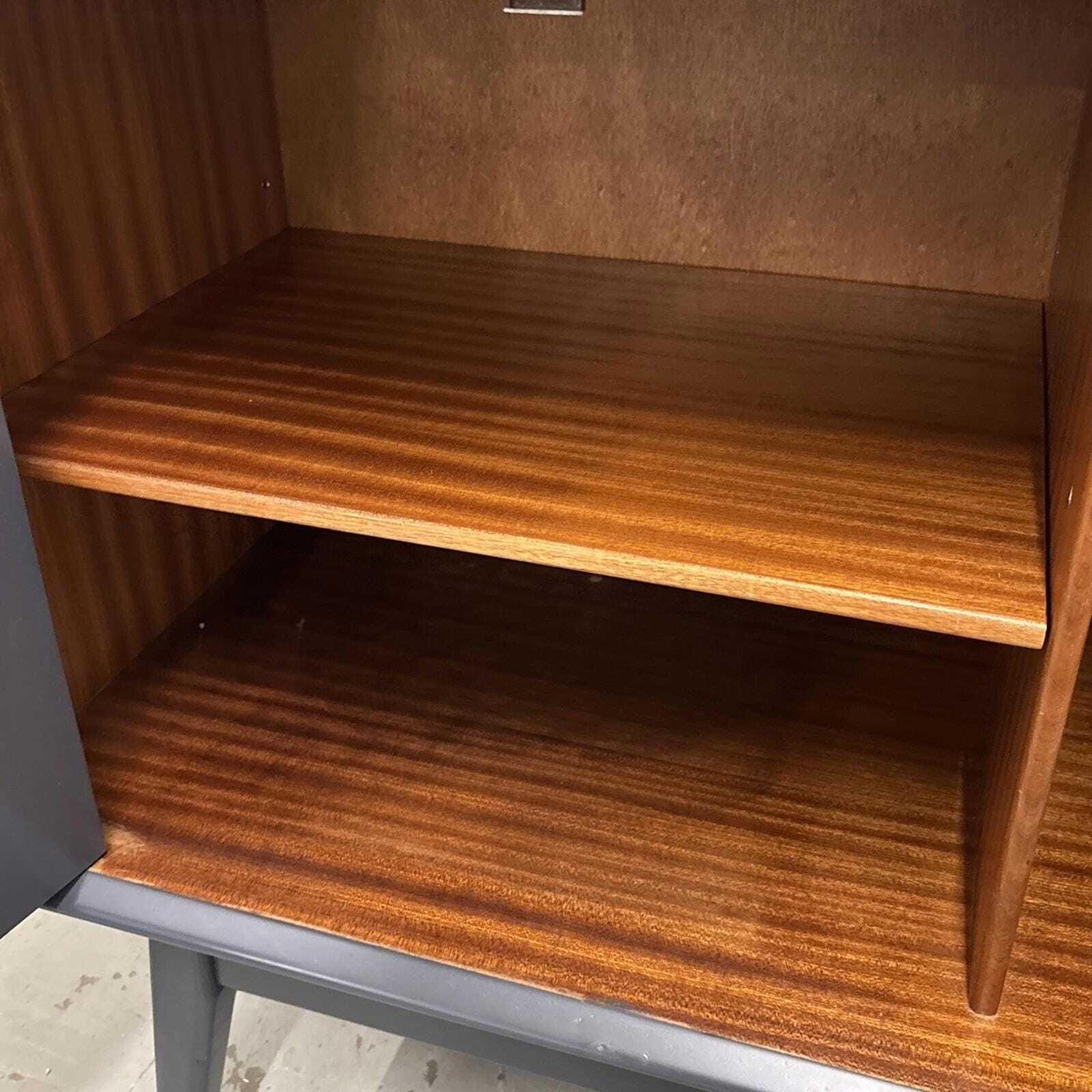 photo for sale G Plan Librenza Sideboard: Refinished Tola & Black Mcm Cabinet