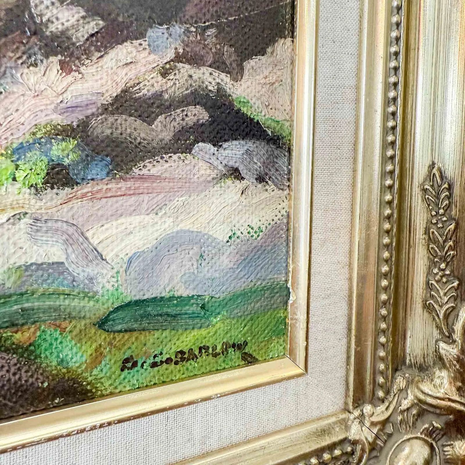 Oil Painting By Gordon Clifford Barlow photo vinterior