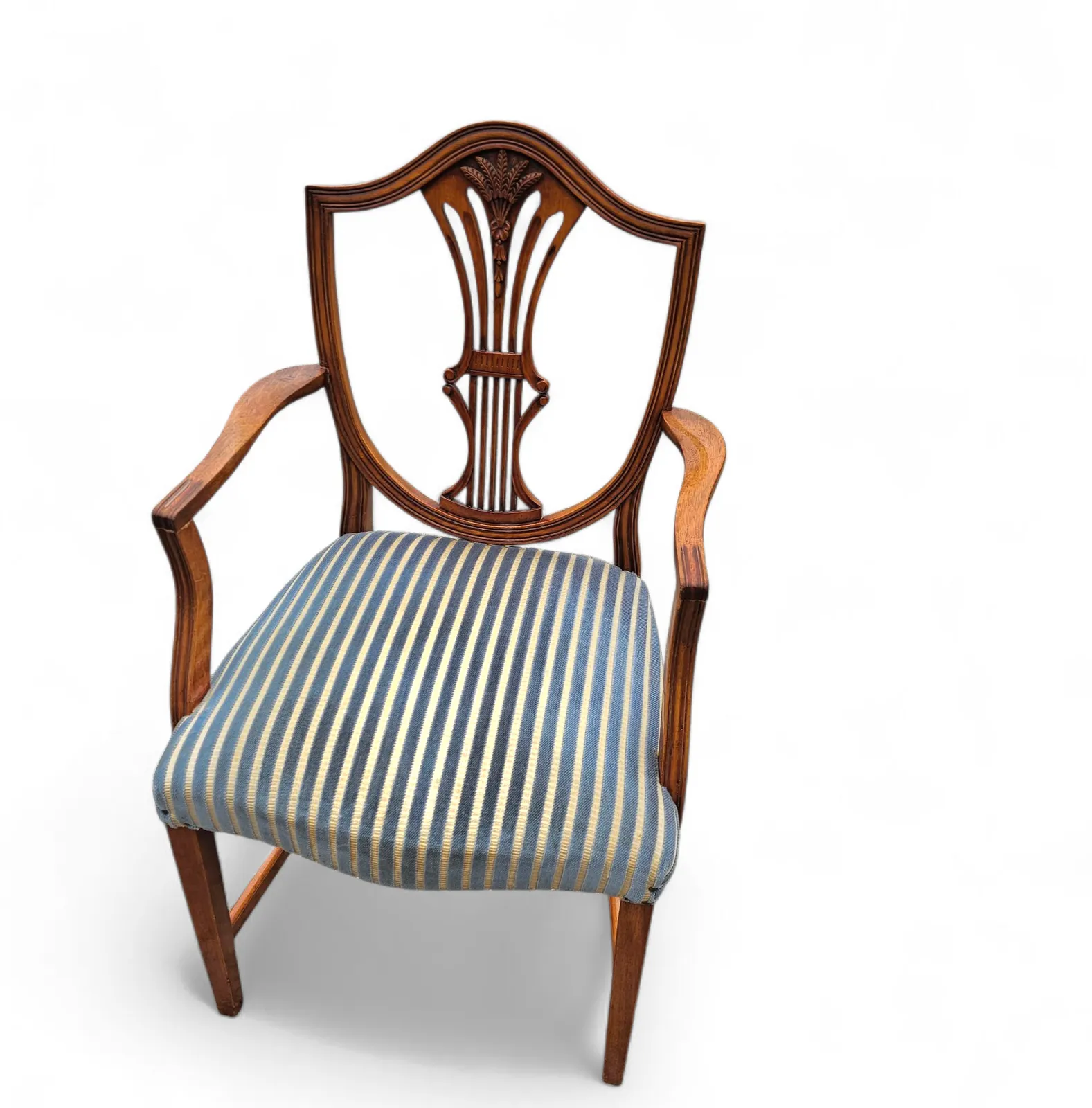 6 X English Mahogany Hepplewhite Chairs / 1920s photo 2235.0