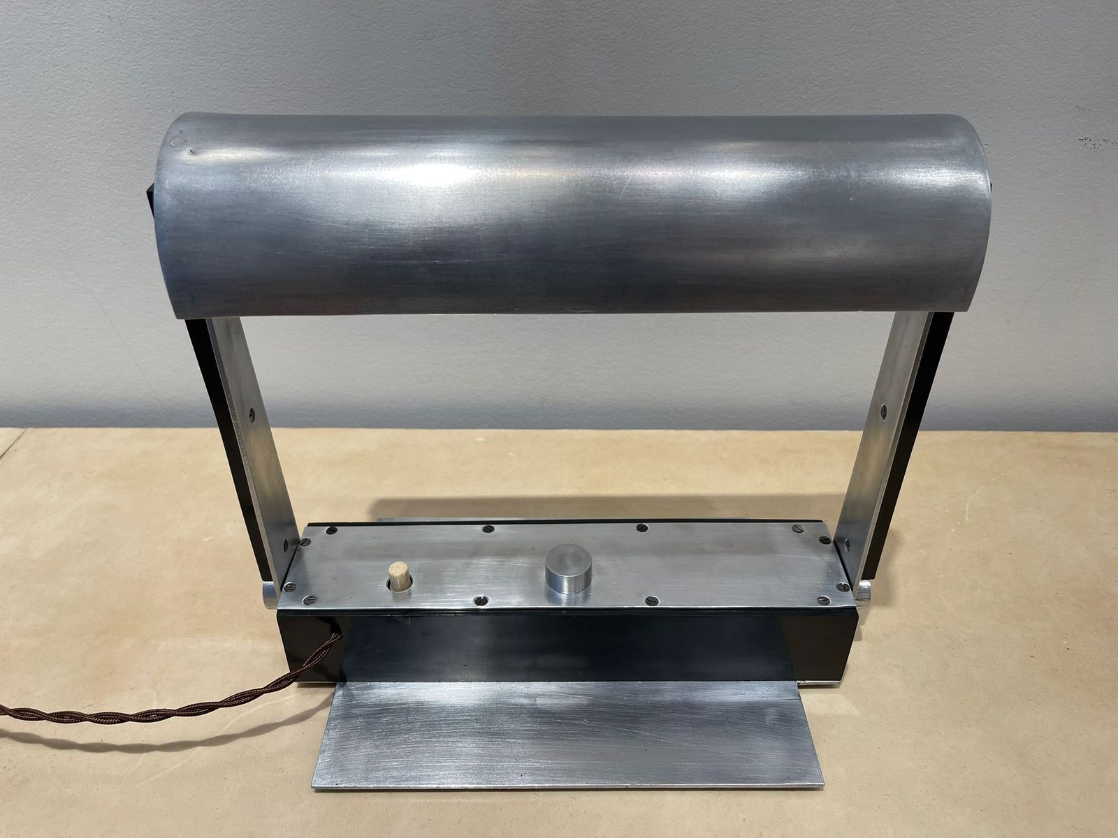 Rare Piano Lamp By Jacques Le Chevallier And René Koechlin, Model No. 58, Art Déco, 1929 photo vinterior