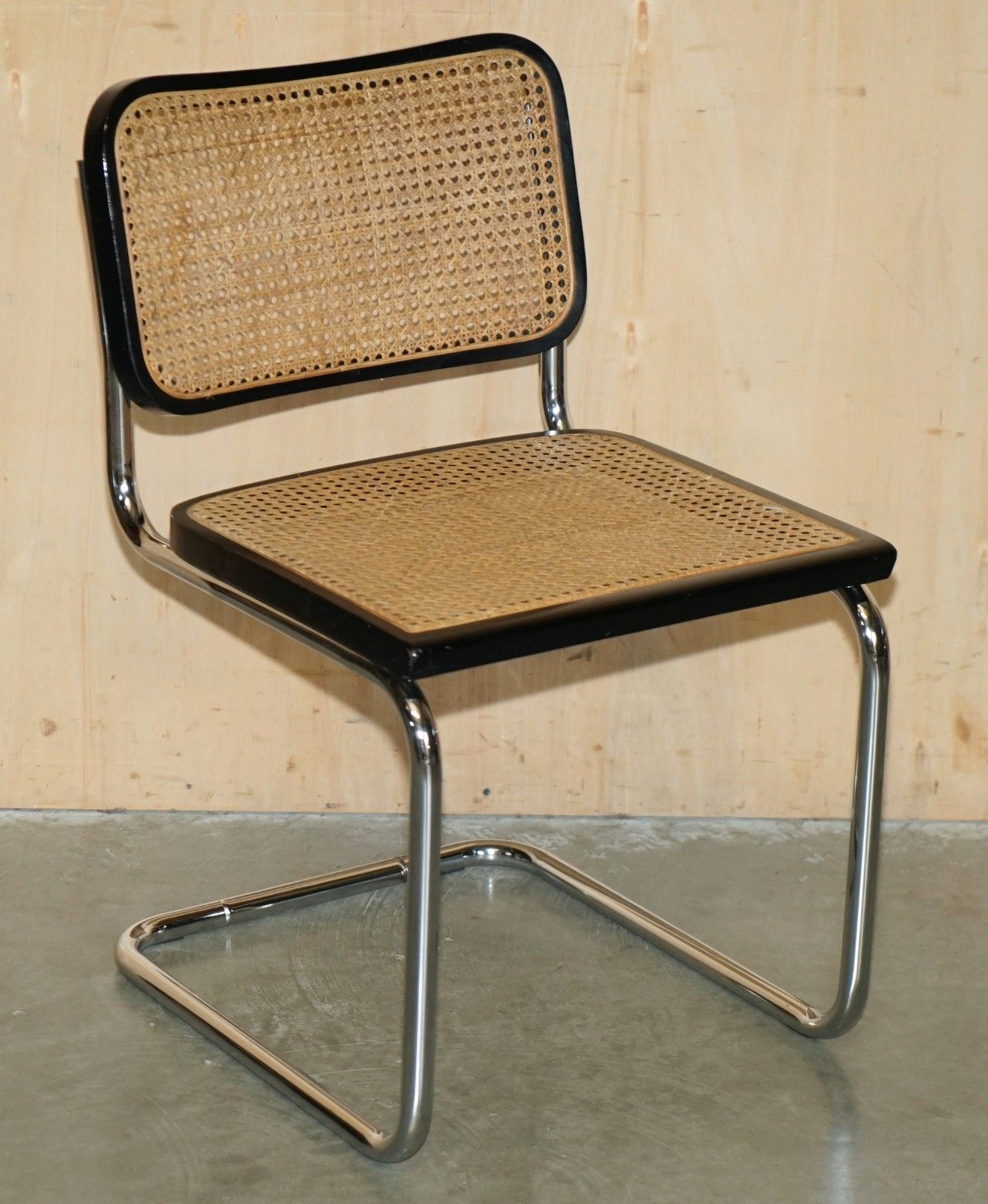 Pair Of Vintage 1987 Made In Italy Stamped Marcel Breuer Cesca Knoll B32 Chairs photo 1750.0
