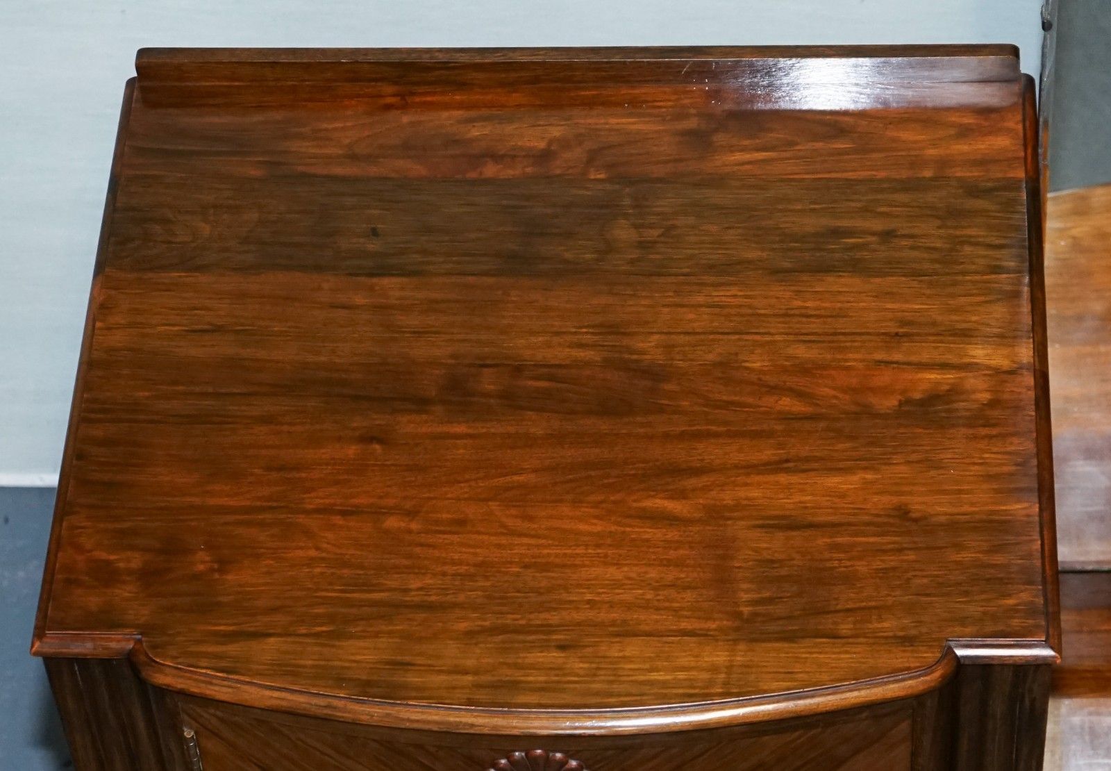 photo for sale 1930s Art Deco C.W.S Cabinet Works Dressing Table With Mirror