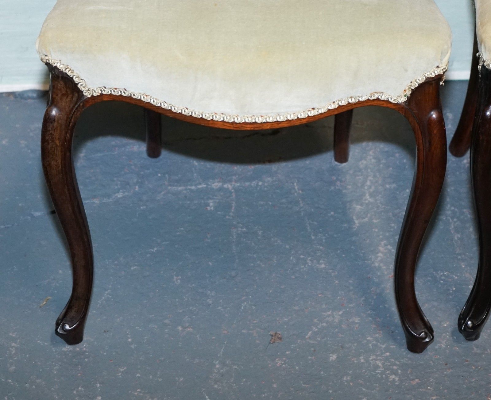 Set Of Six Circa 1860 Victorian Balloon Back Dinning Chairs photo vintage