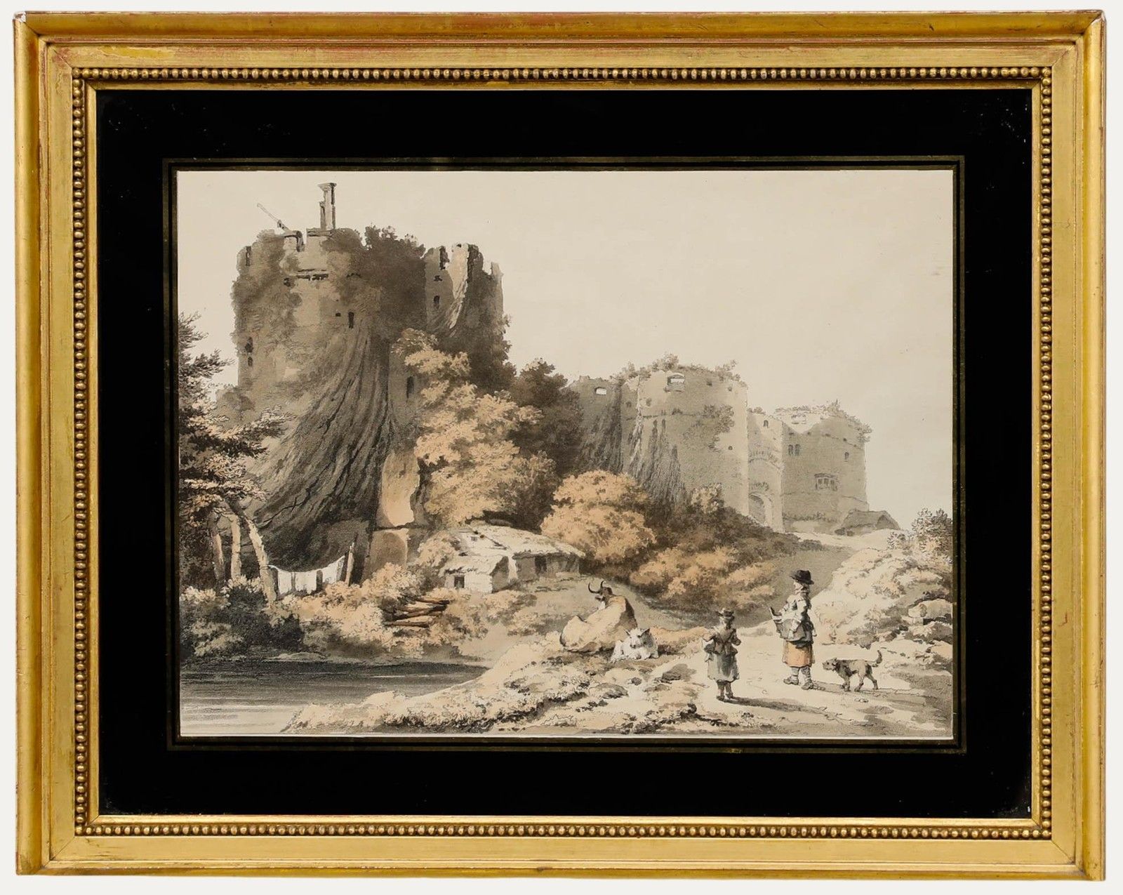 W. Pickett And J. Clarke After P.J. De Loutherbourg Etching, Conway Castle