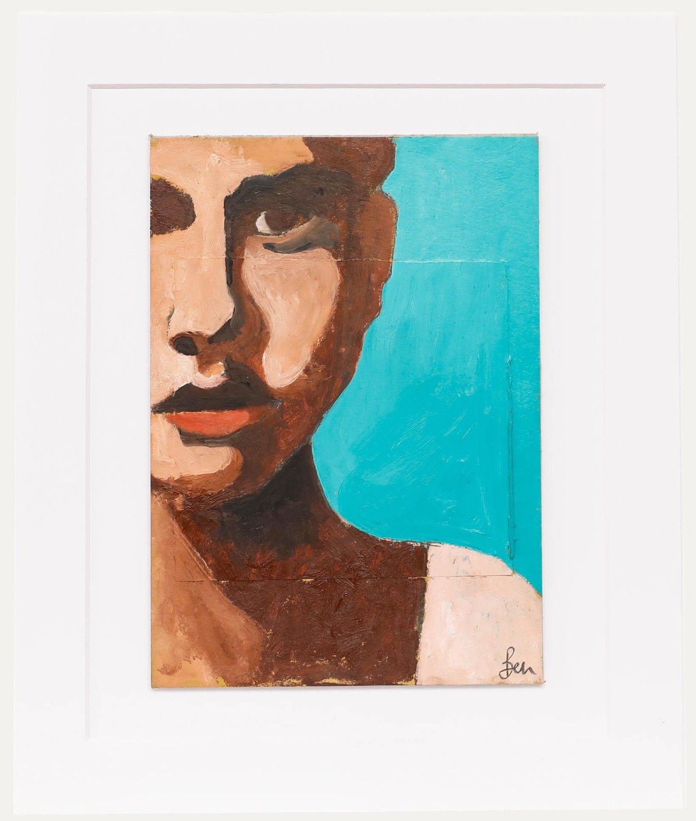 Ben Carrivick Contemporary Oil, An Intense Stare